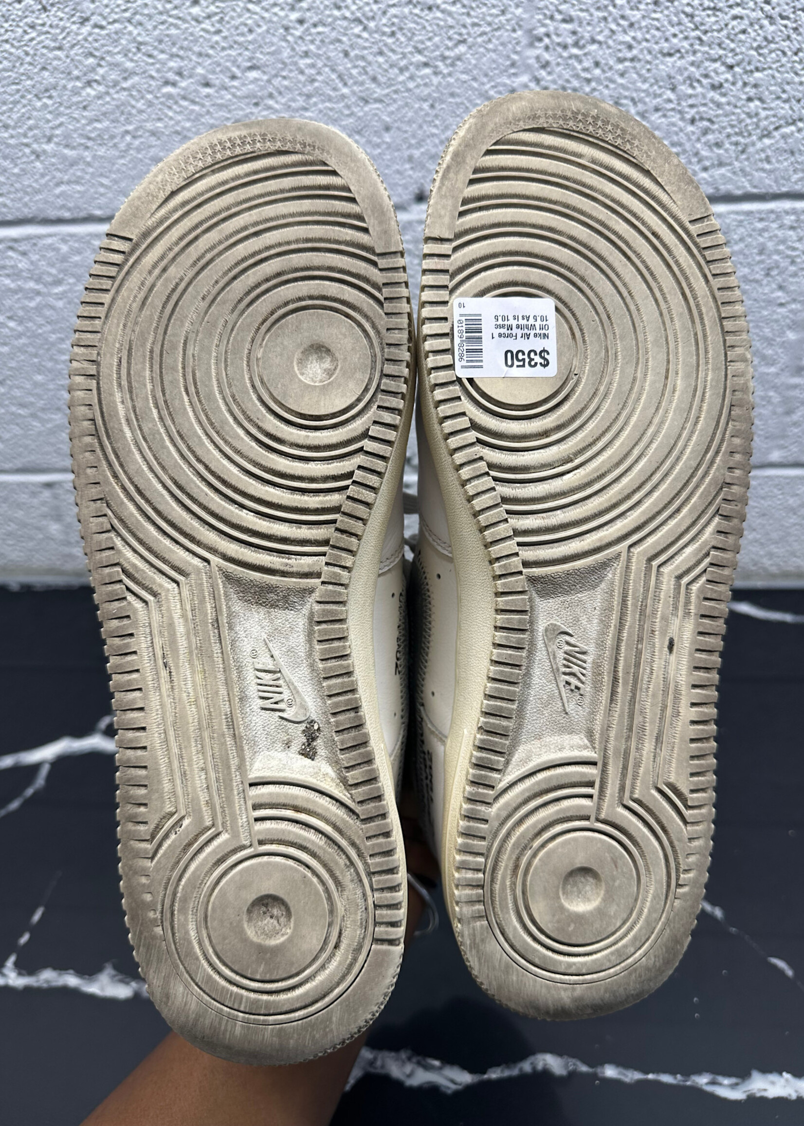 Nike Air Force 1 Off White Masc 10.5 As Is