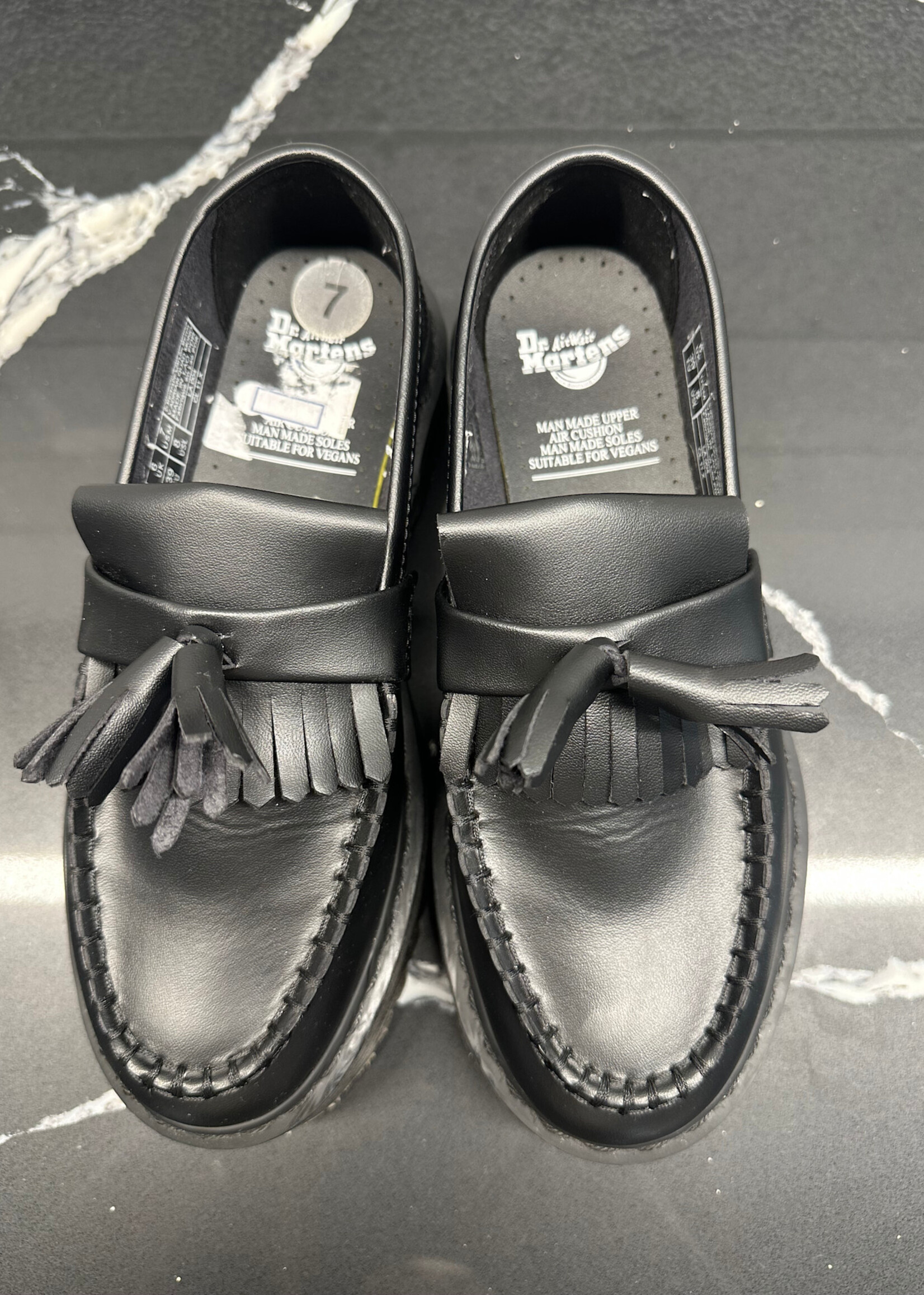 Dr Marten Triple Black Adrian Loafers Masc 7 Fem 8