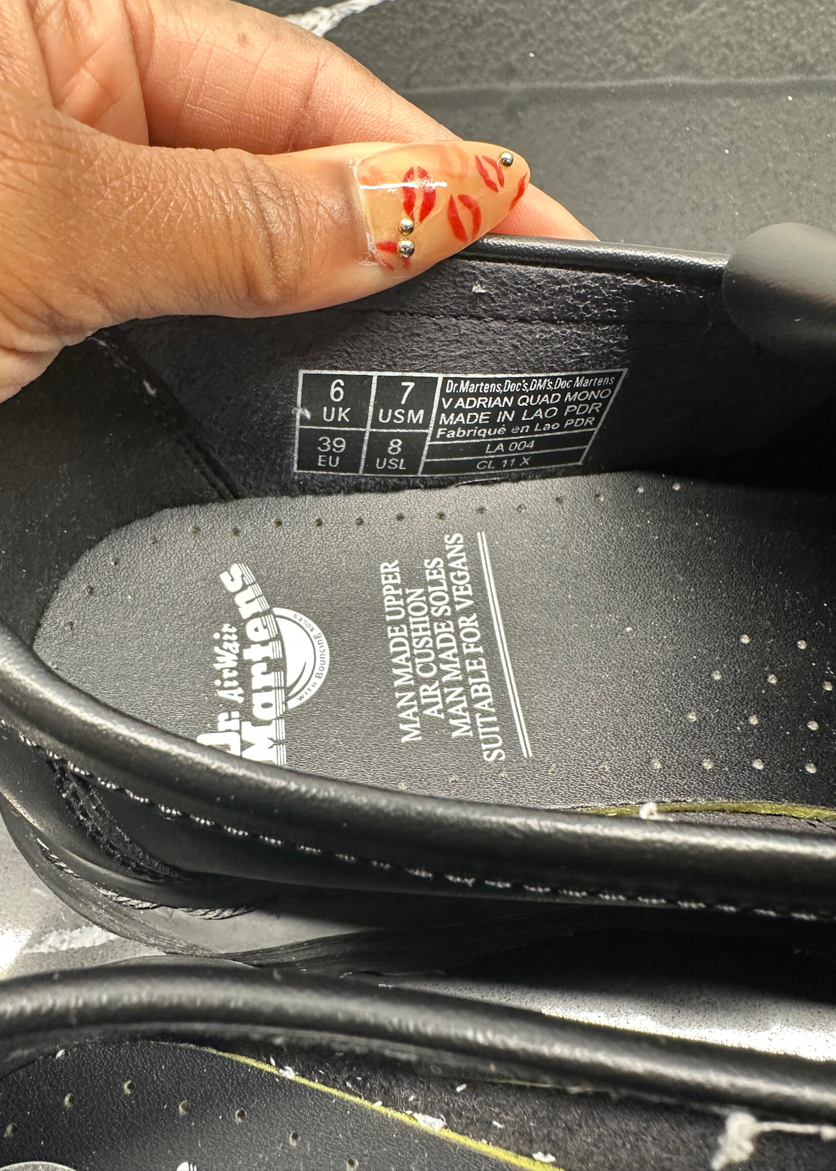 Dr Marten Triple Black Adrian Loafers Masc 7 Fem 8