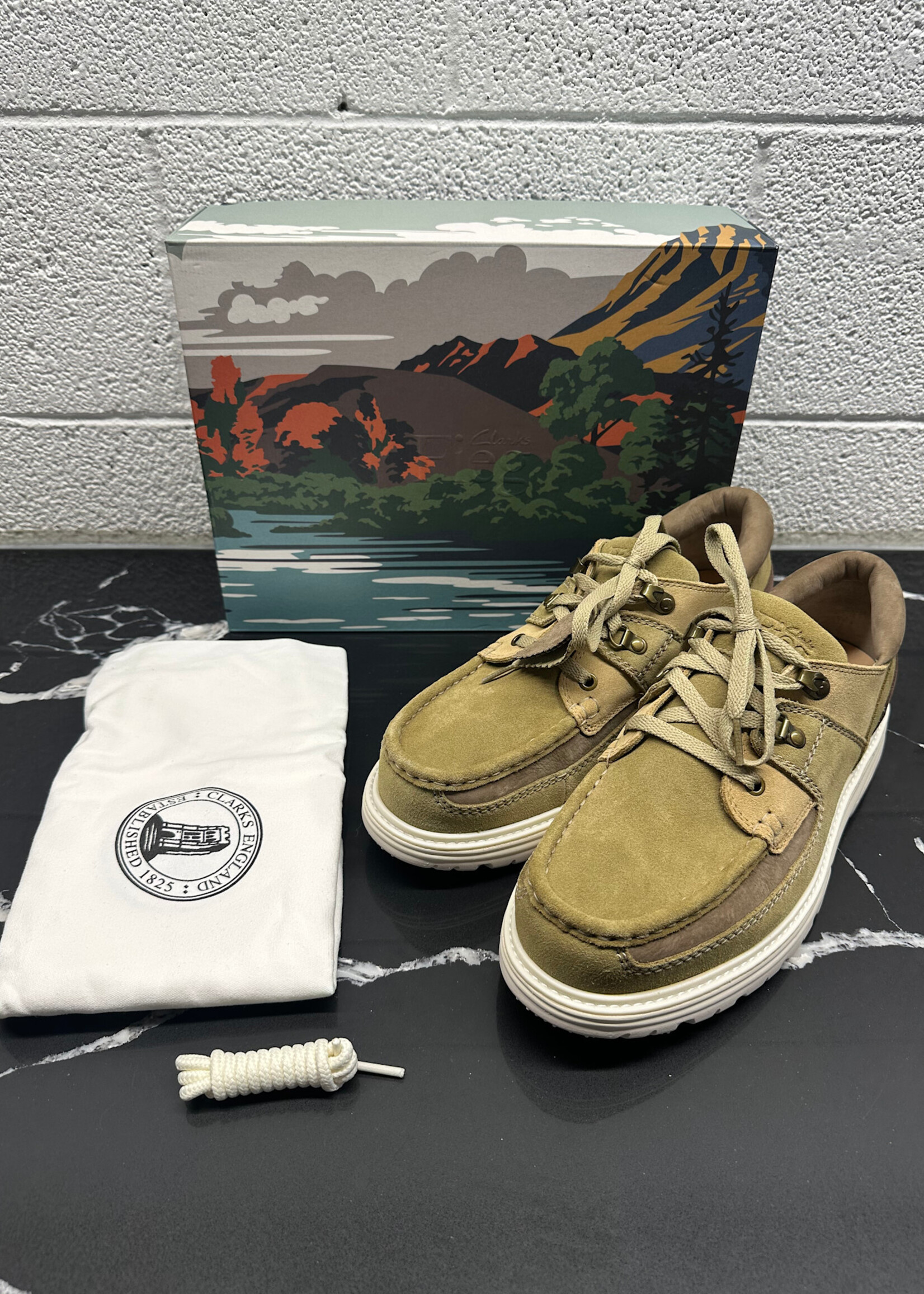 Clarks Fieg Tan NWT Masc 11.5