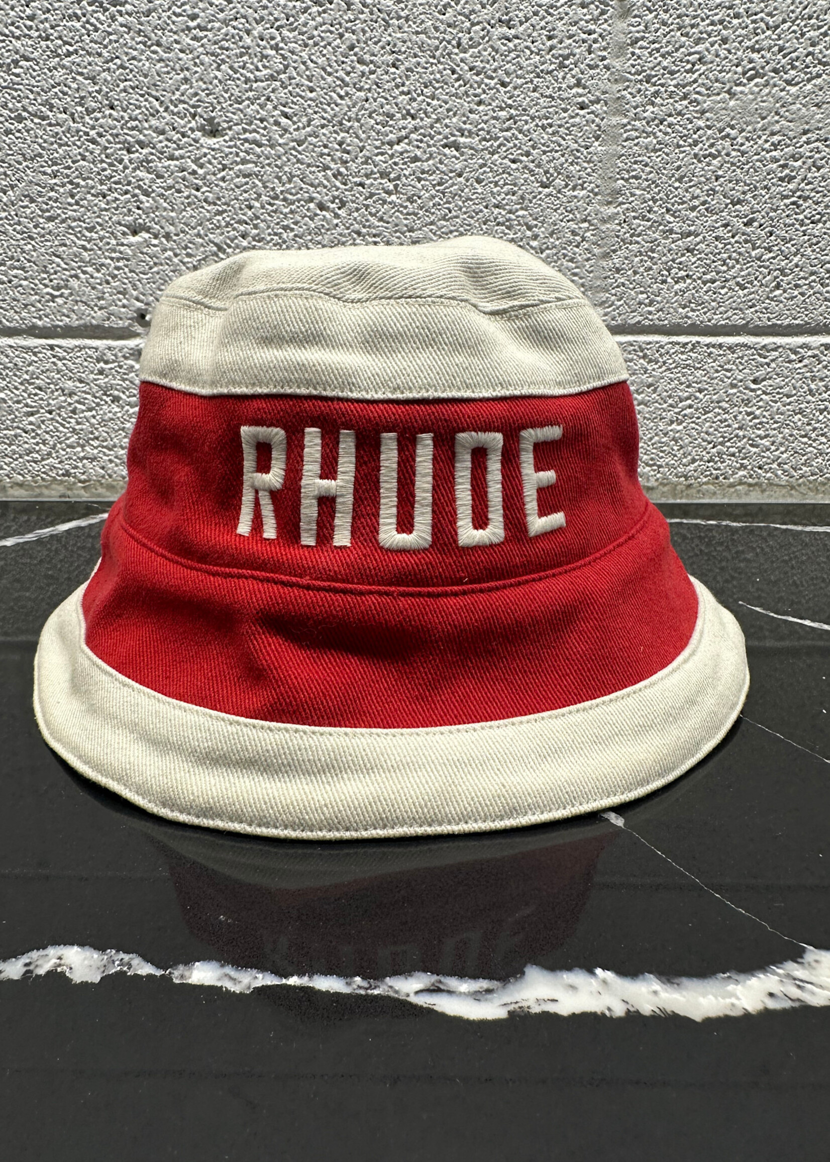 Rhude Red/White Bucket Hat