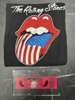 1981 Rolling Stones Flag Tee W TICKET M