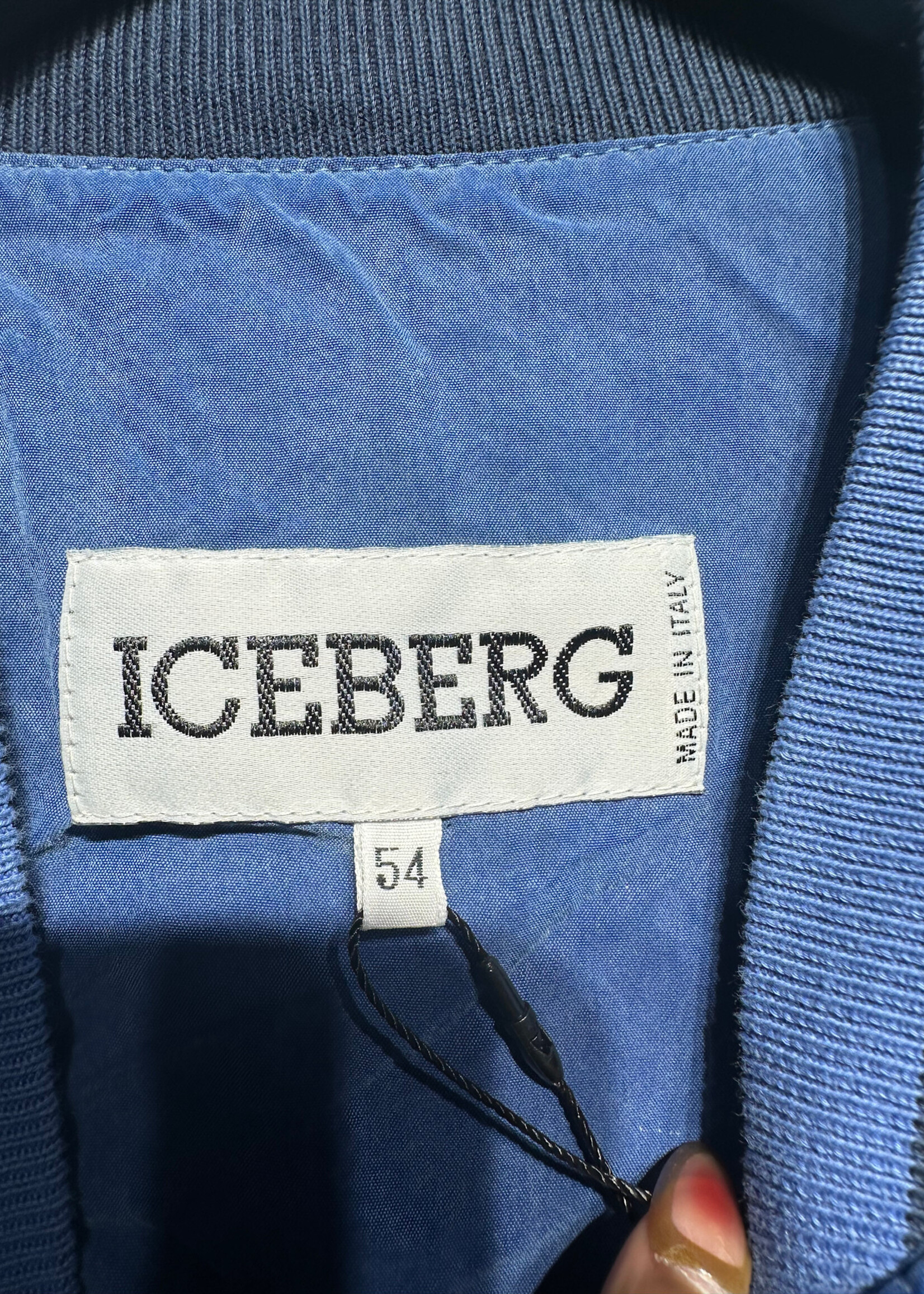 ICEBURG VINTAGE BLUE VARSITY JACKET XXL