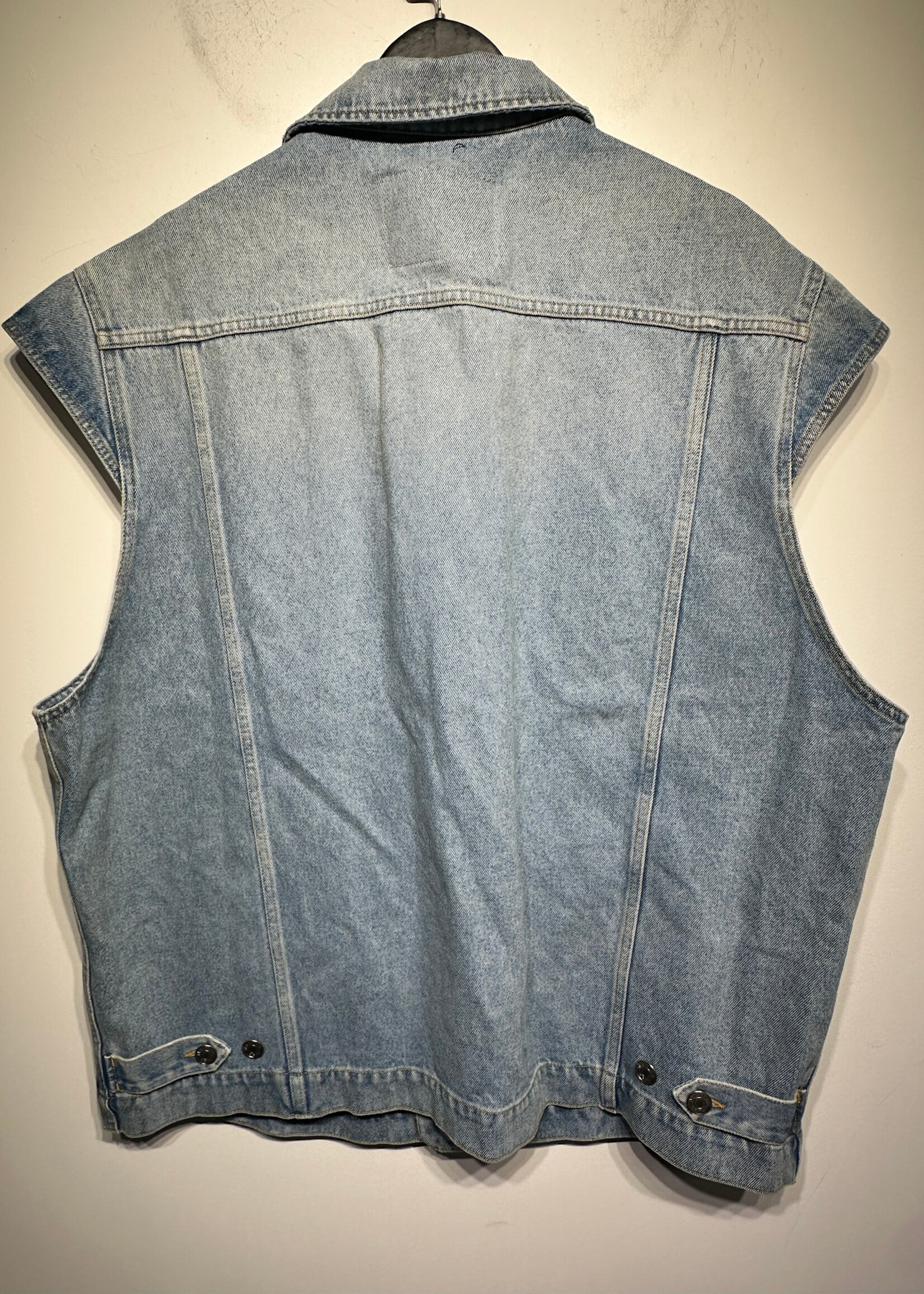 NWT MARTINE ROSE DENIM GILET VEST L