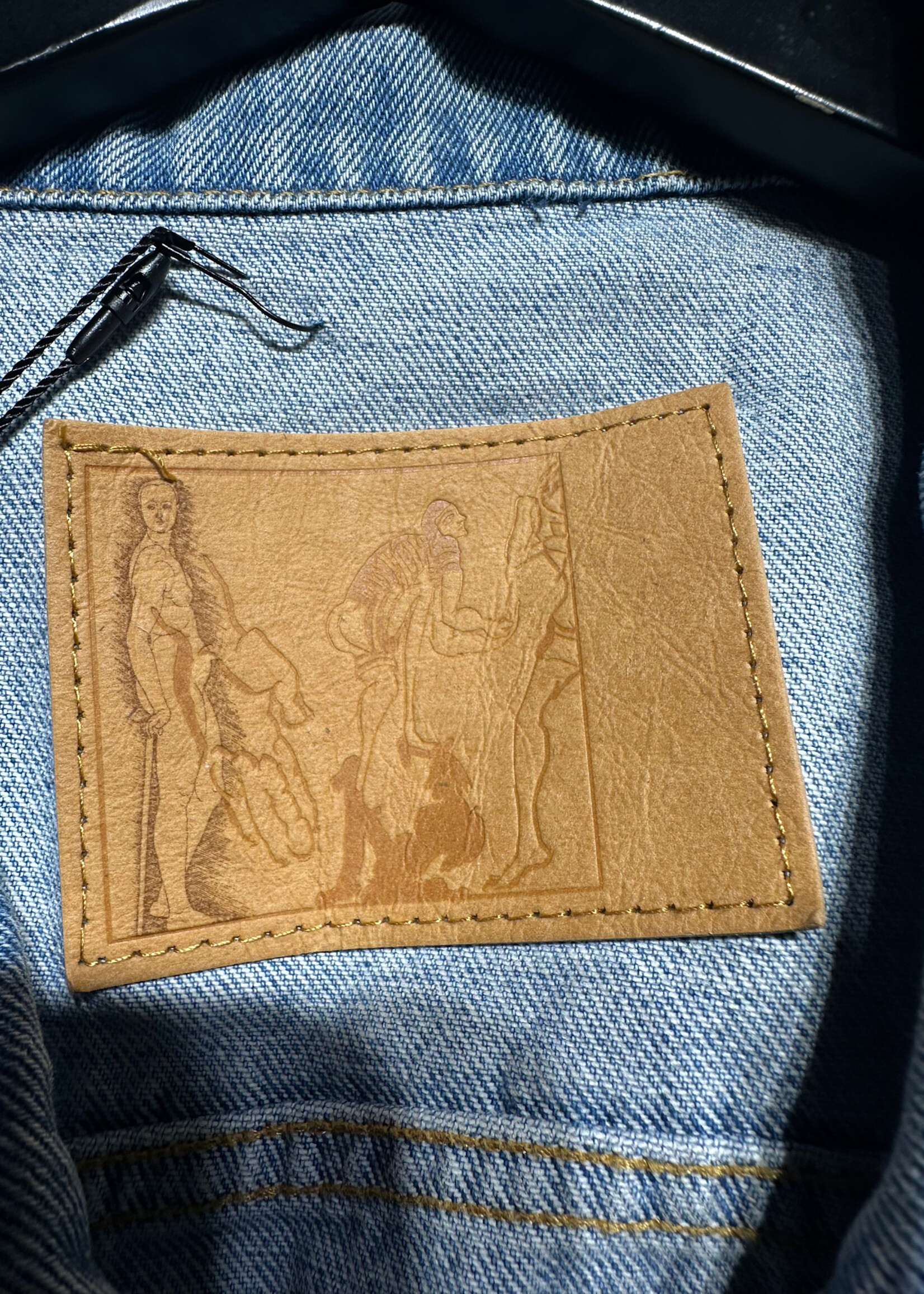 NWT MARTINE ROSE DENIM GILET VEST L