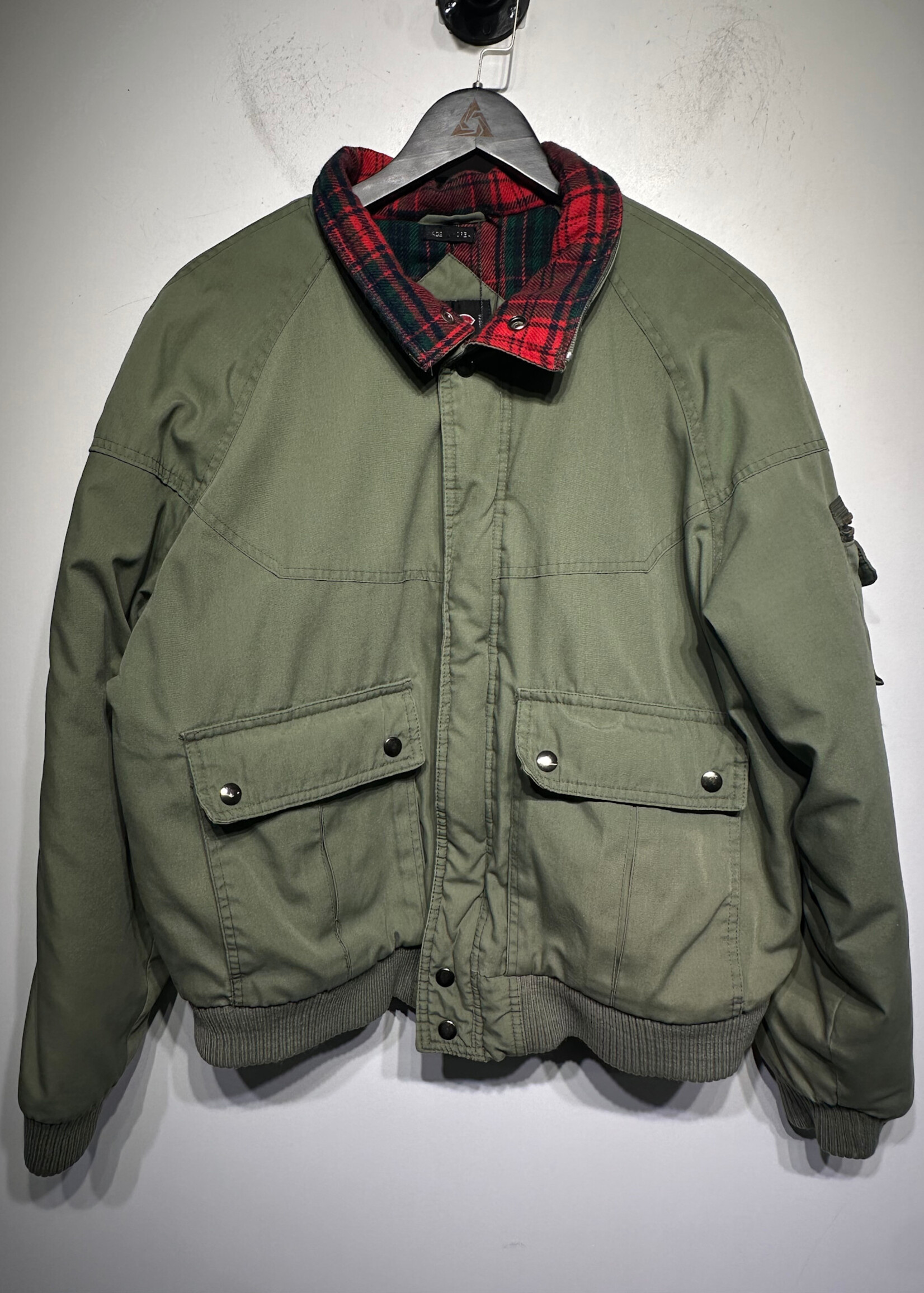 WC Vintage Green Bomber Jacket Masc L