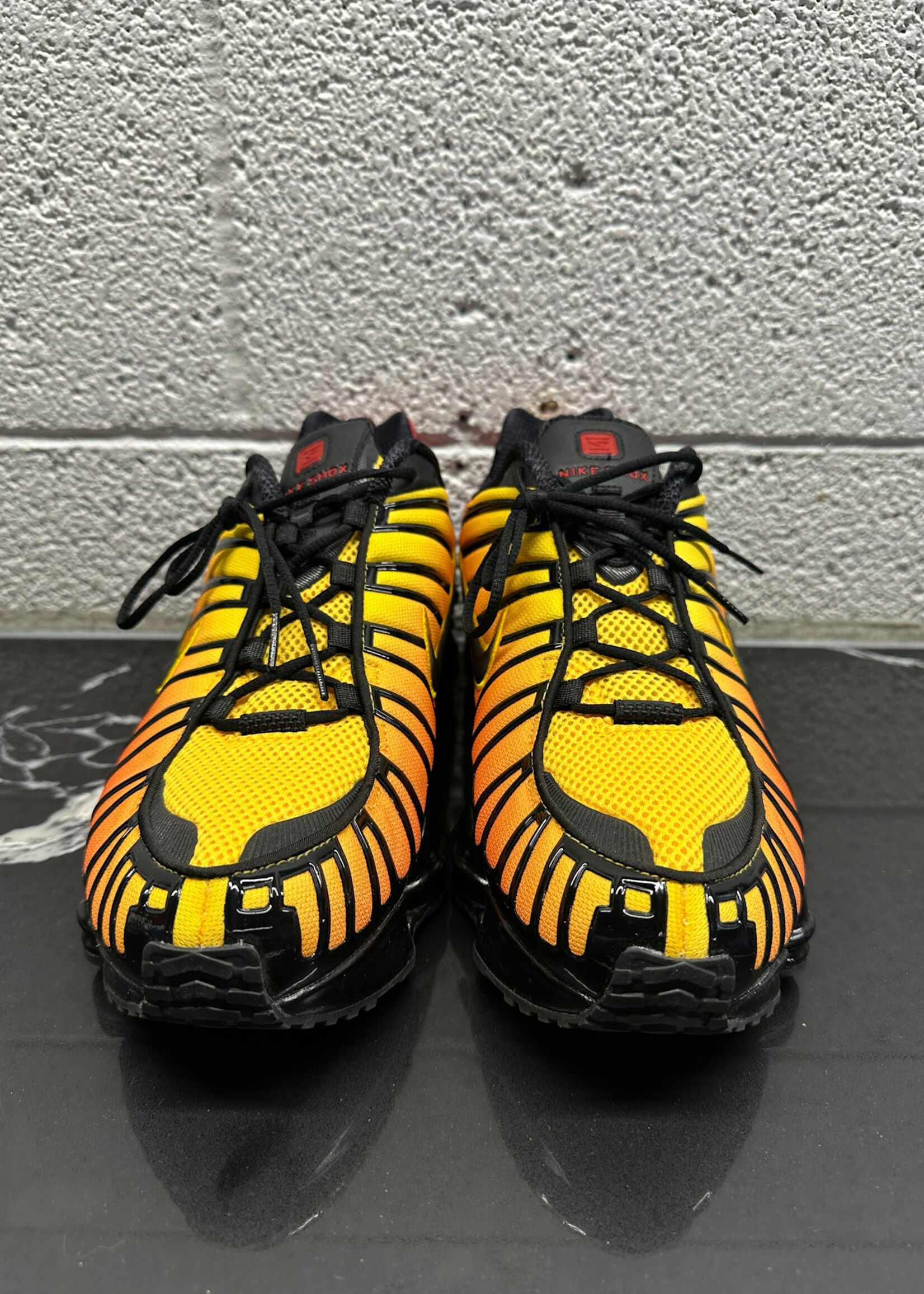 Nike Yellow Orange Shox 11.5