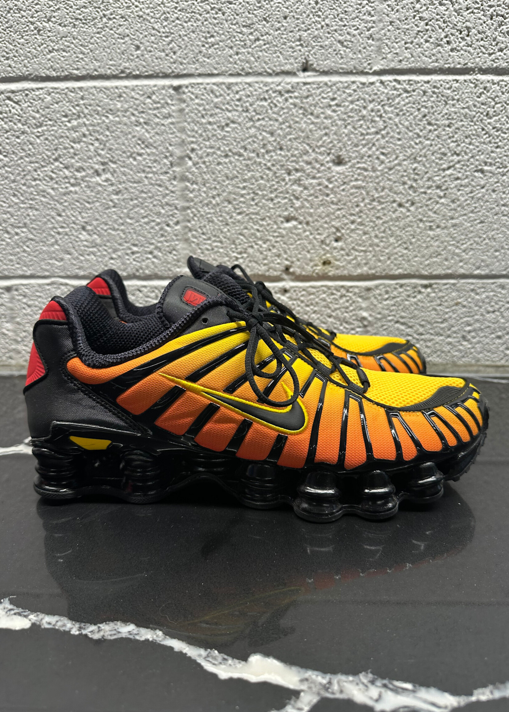 Nike Yellow Orange Shox 11.5