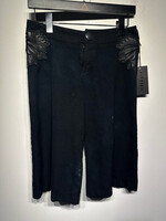 Desanka Black Y2K Leather Accent Short 4/28