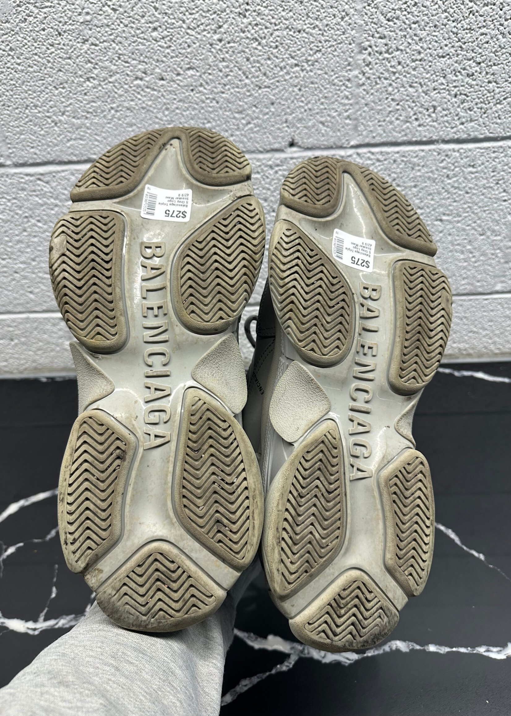 Balenciaga Triple S Grey Logo Sneaker Masc 42/9