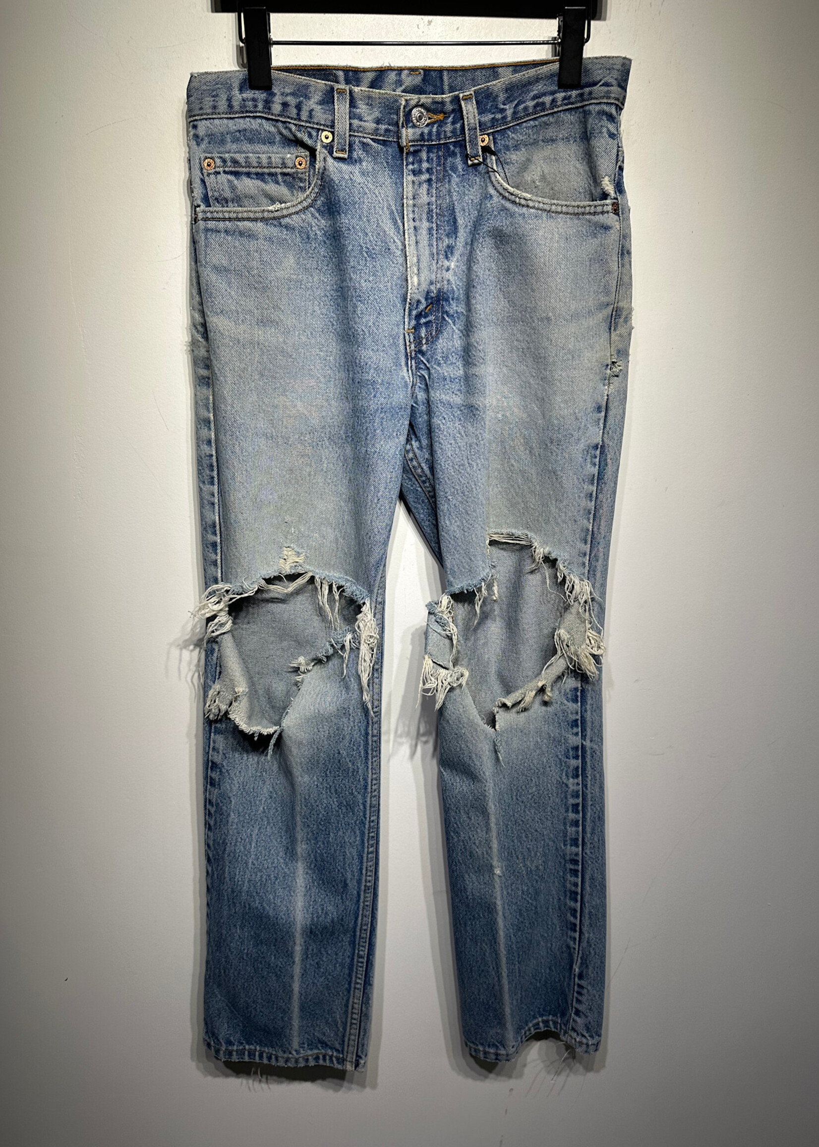 Vintage Levi's 517 Knee Blowout Jeans Fits Masc 30