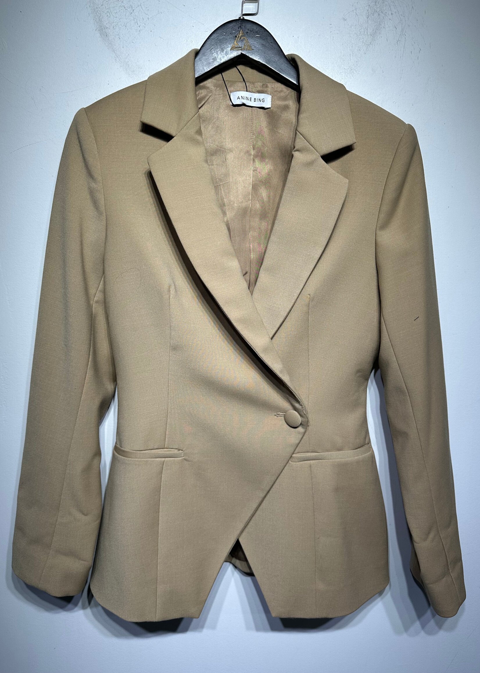 Annie Bing Beige Blazer Fem S