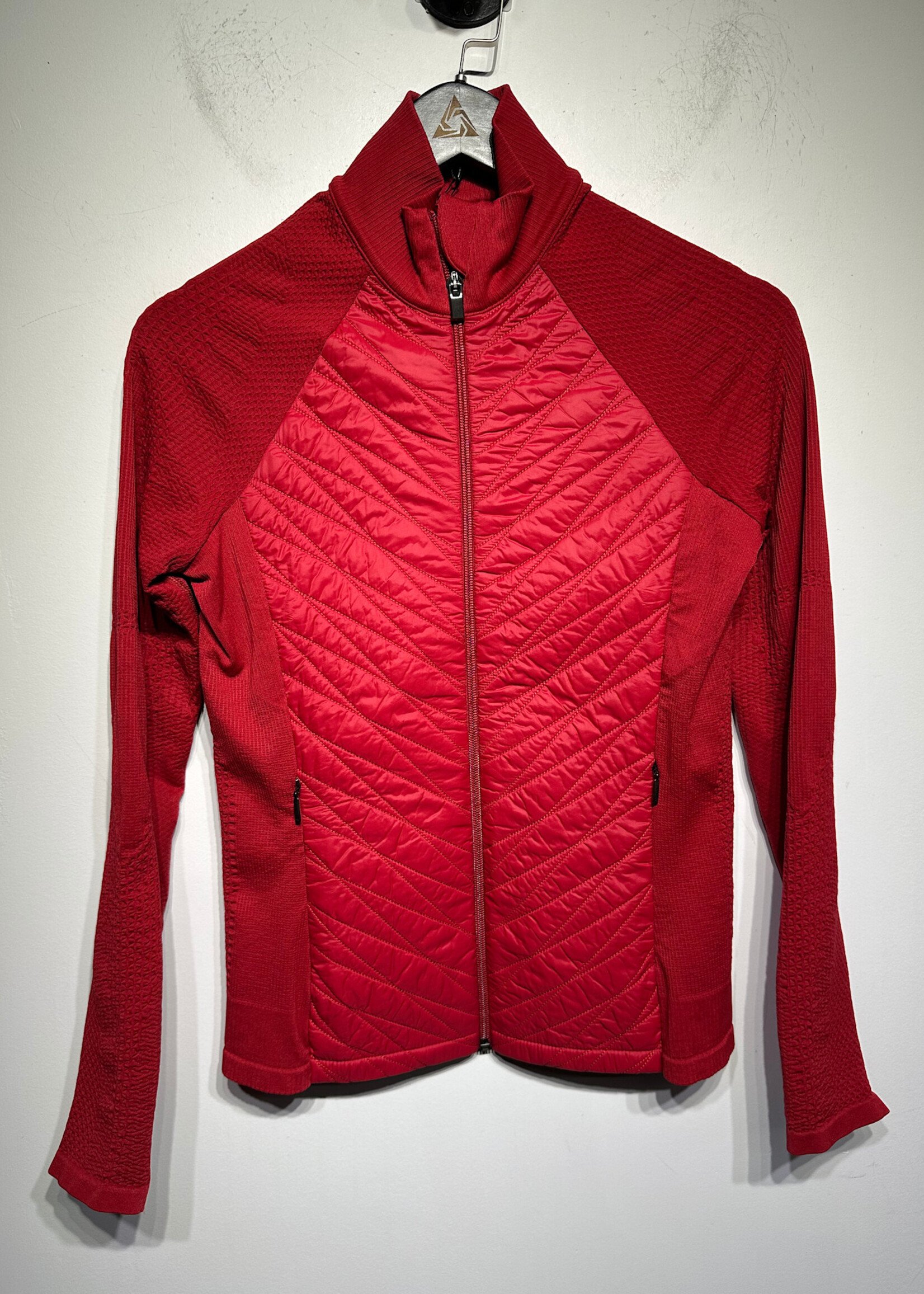 Athleta Red Puffer/Elastic Jacket XS