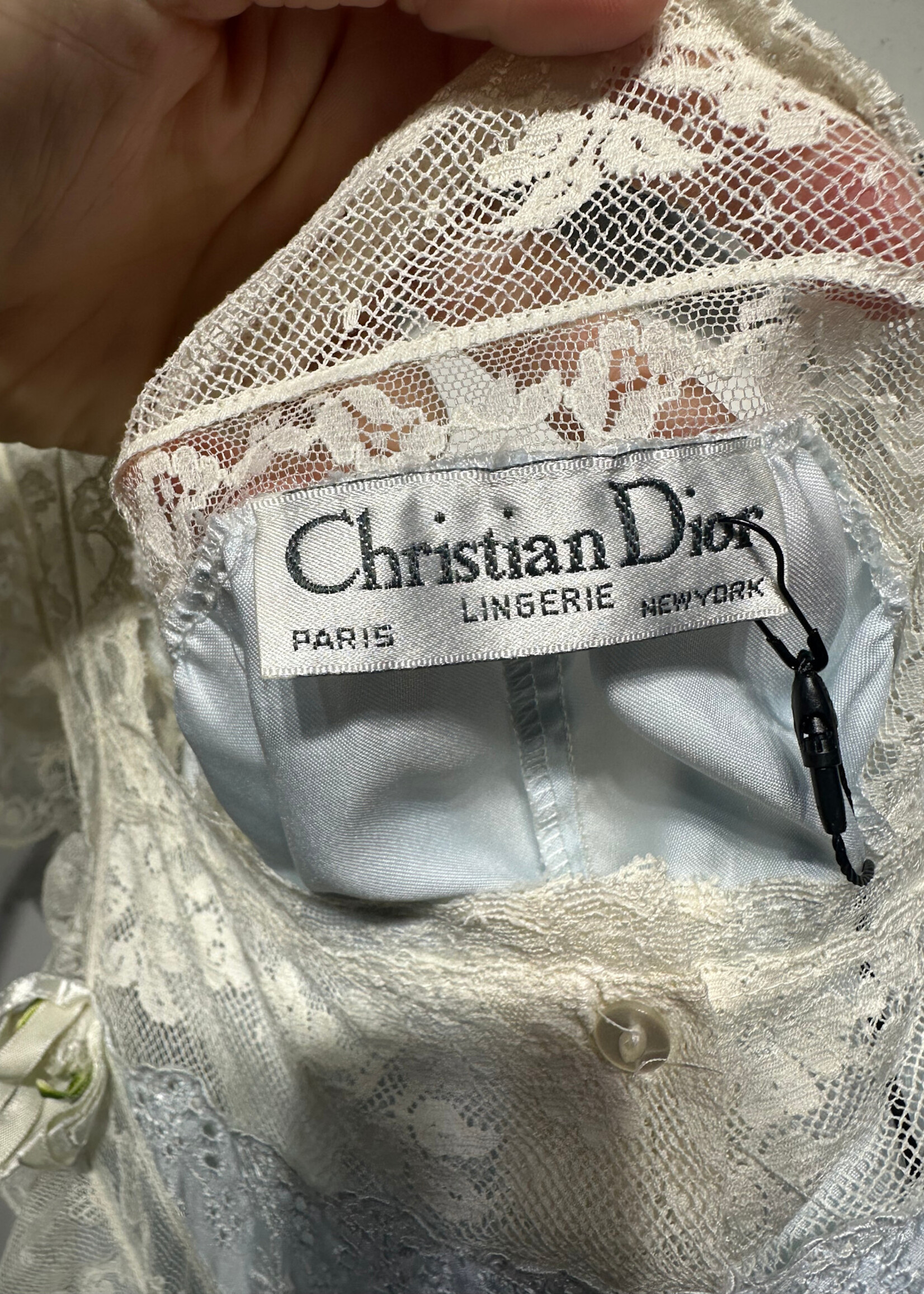 Christian Dior Light Blue Lingerie Dress OSFM