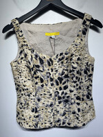 Flores & Flores Cheetah Printed Tank 6/M