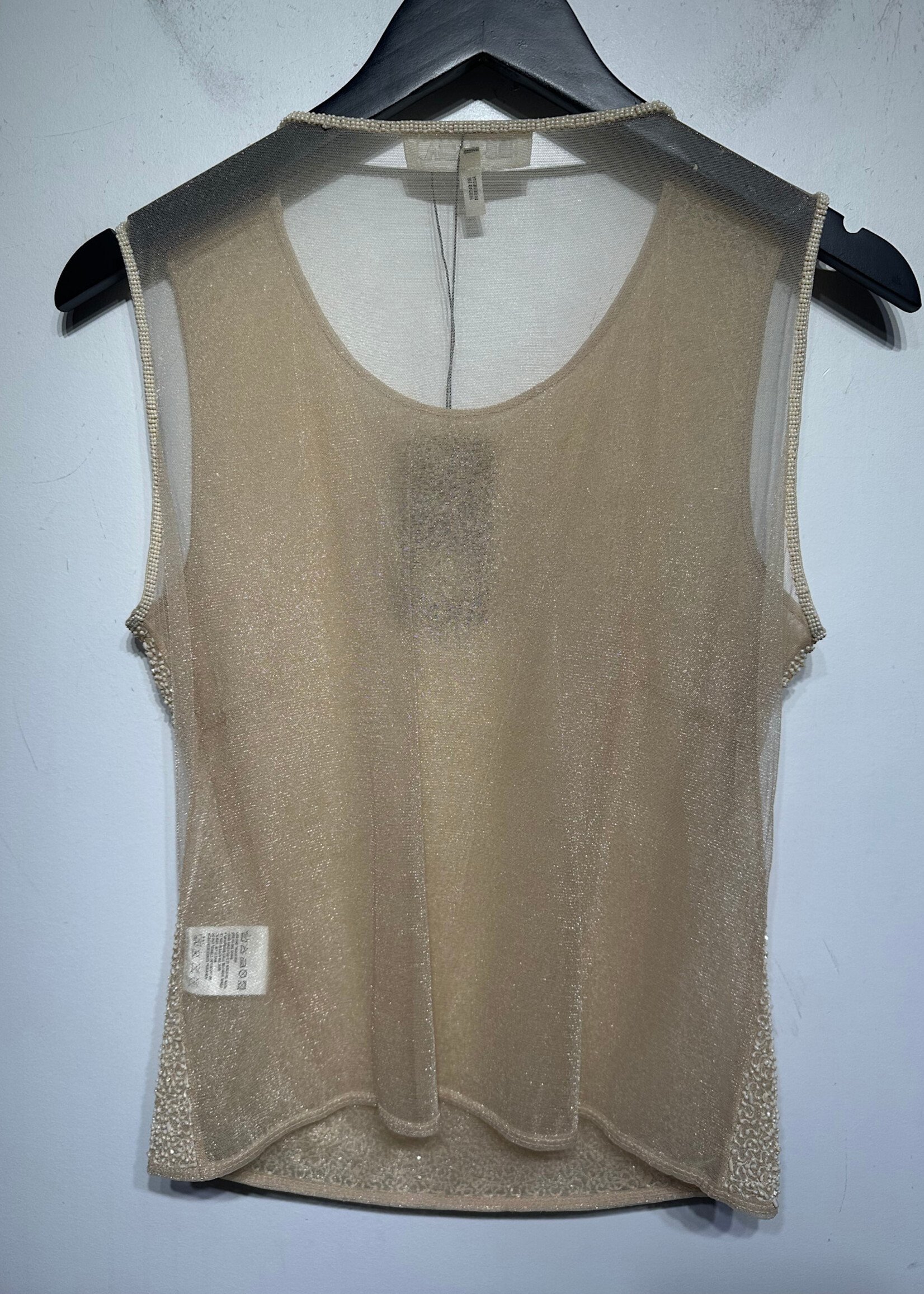 Escada Lace Embellished Vintage Tank M