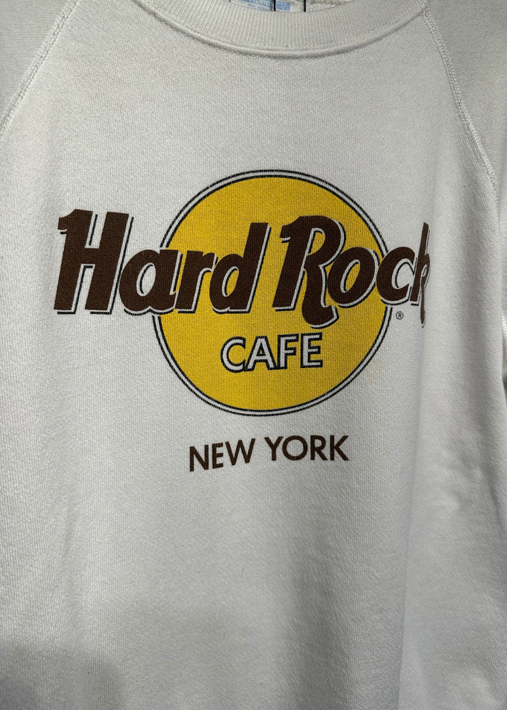 Hard Rock NY Vintage White Sweater L