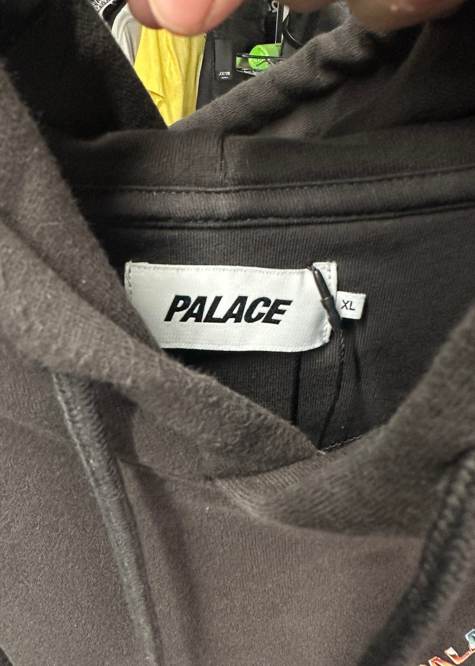 Palace Black Logo Hoodie As Is XL