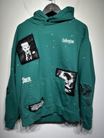 Civil Regime Batman Joker Patch Teal Hoodie XXL