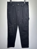 NWT Von Dutch Black Double Knees Unisex 30 x 32