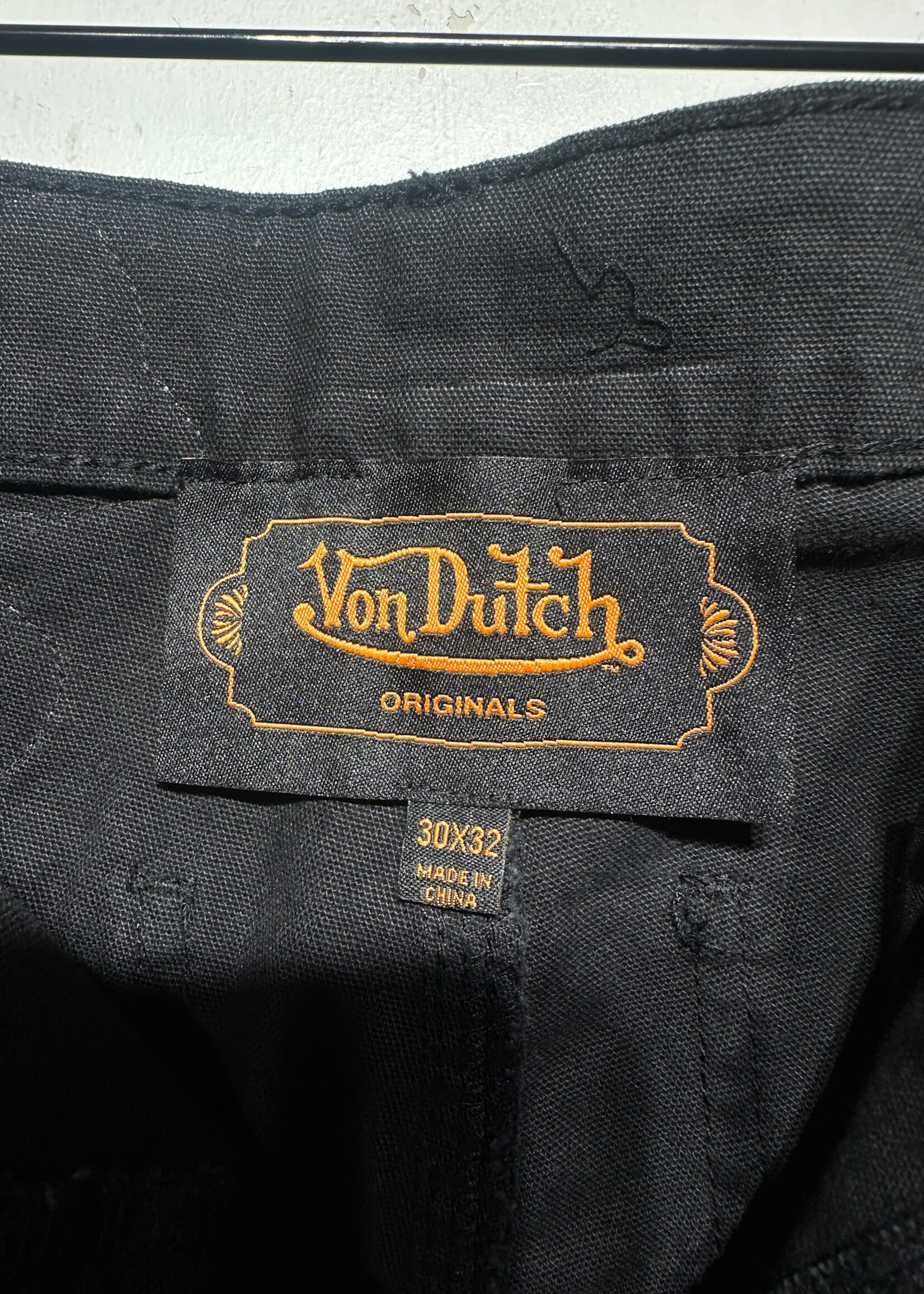 NWT Von Dutch Black Double Knees Unisex 30 x 32