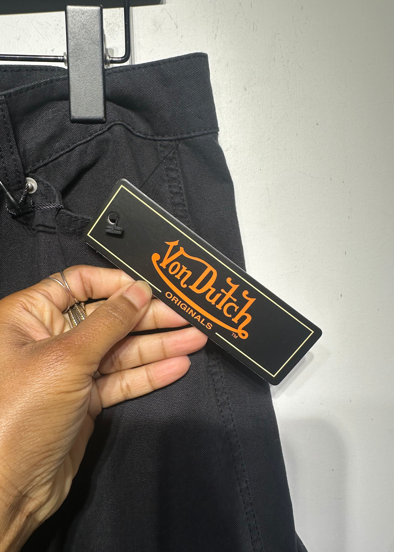 NWT Von Dutch Black Double Knees Unisex 30 x 32
