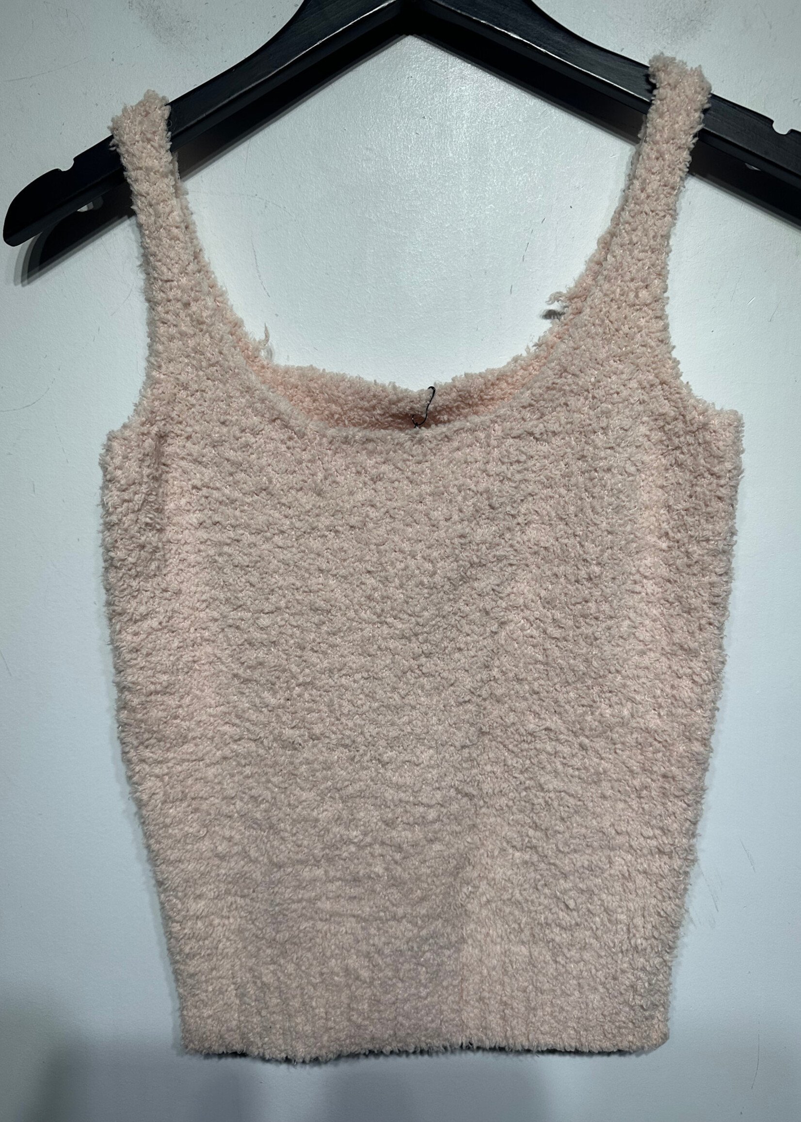 SKIMS PINK FUZZY 2PC LOUNGE SET S/M