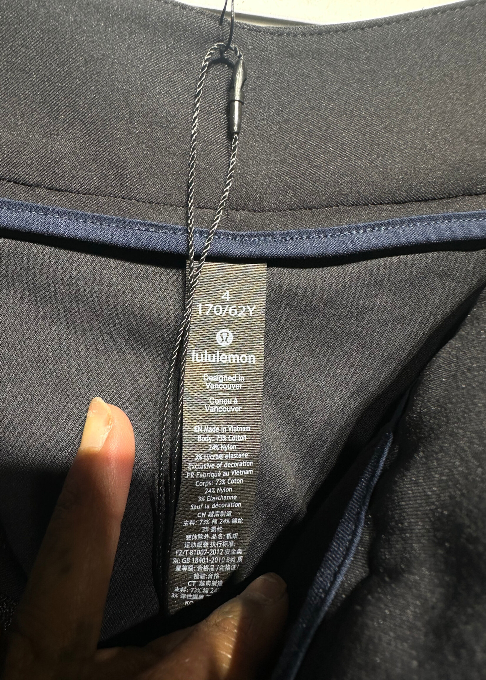 Lululemon x Roksanda Black Wide Leg Trouser 26