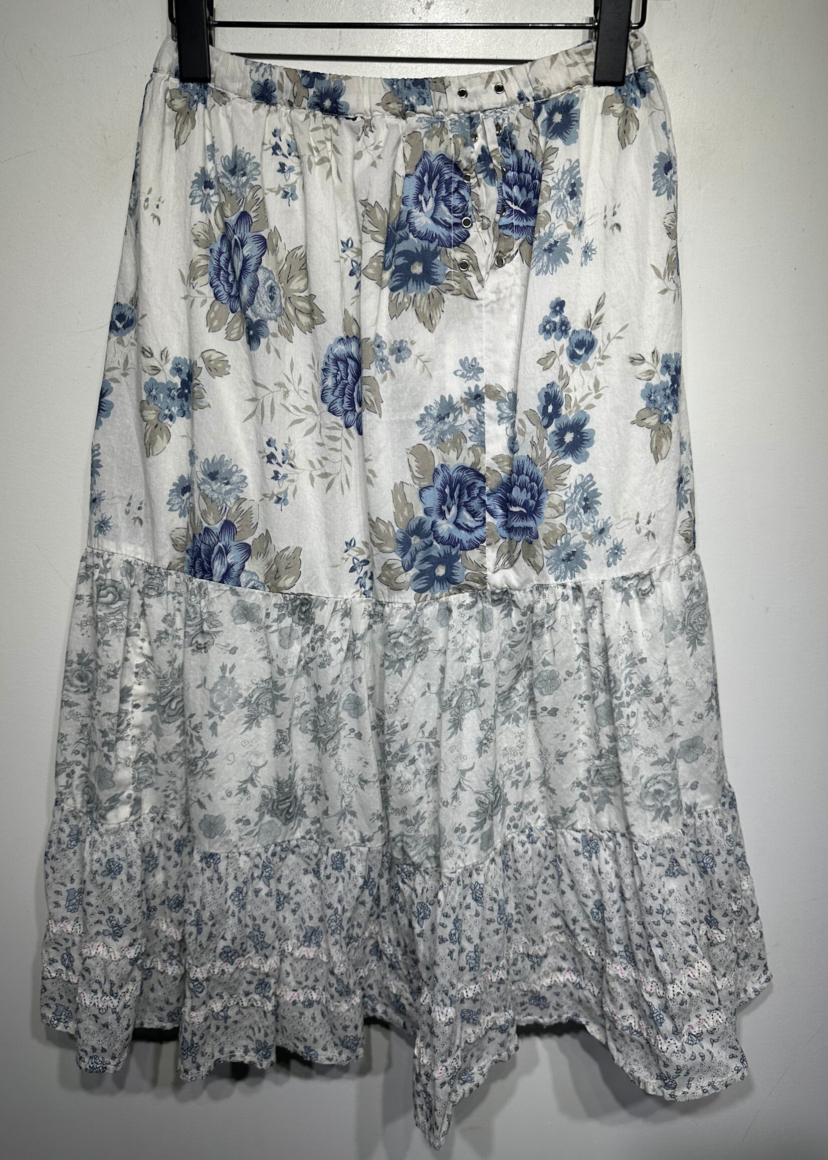 Charlotte Russe Vintage Blue Stretch Skirt 24-28