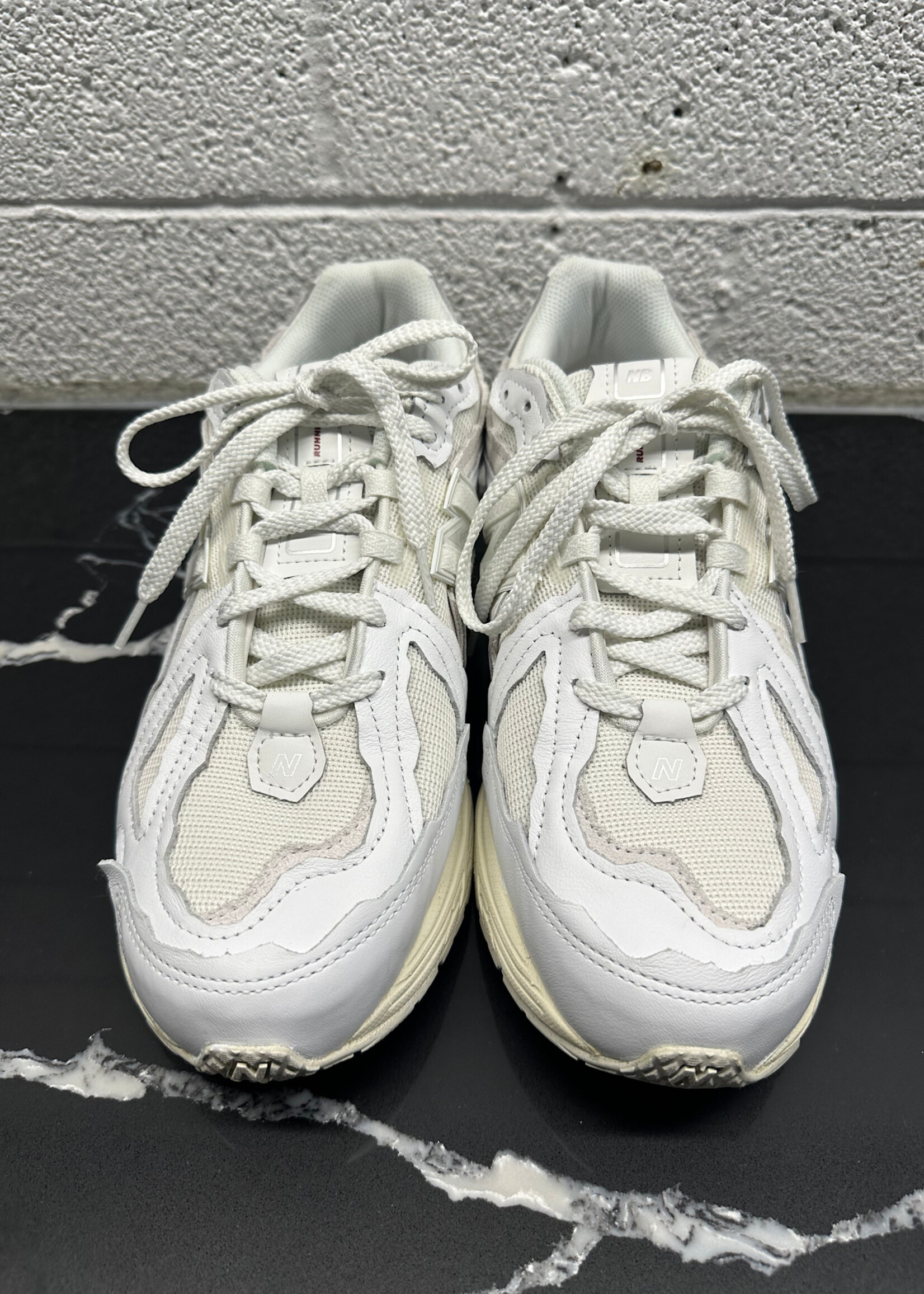 New Balance 1906 All White Sneakers 12