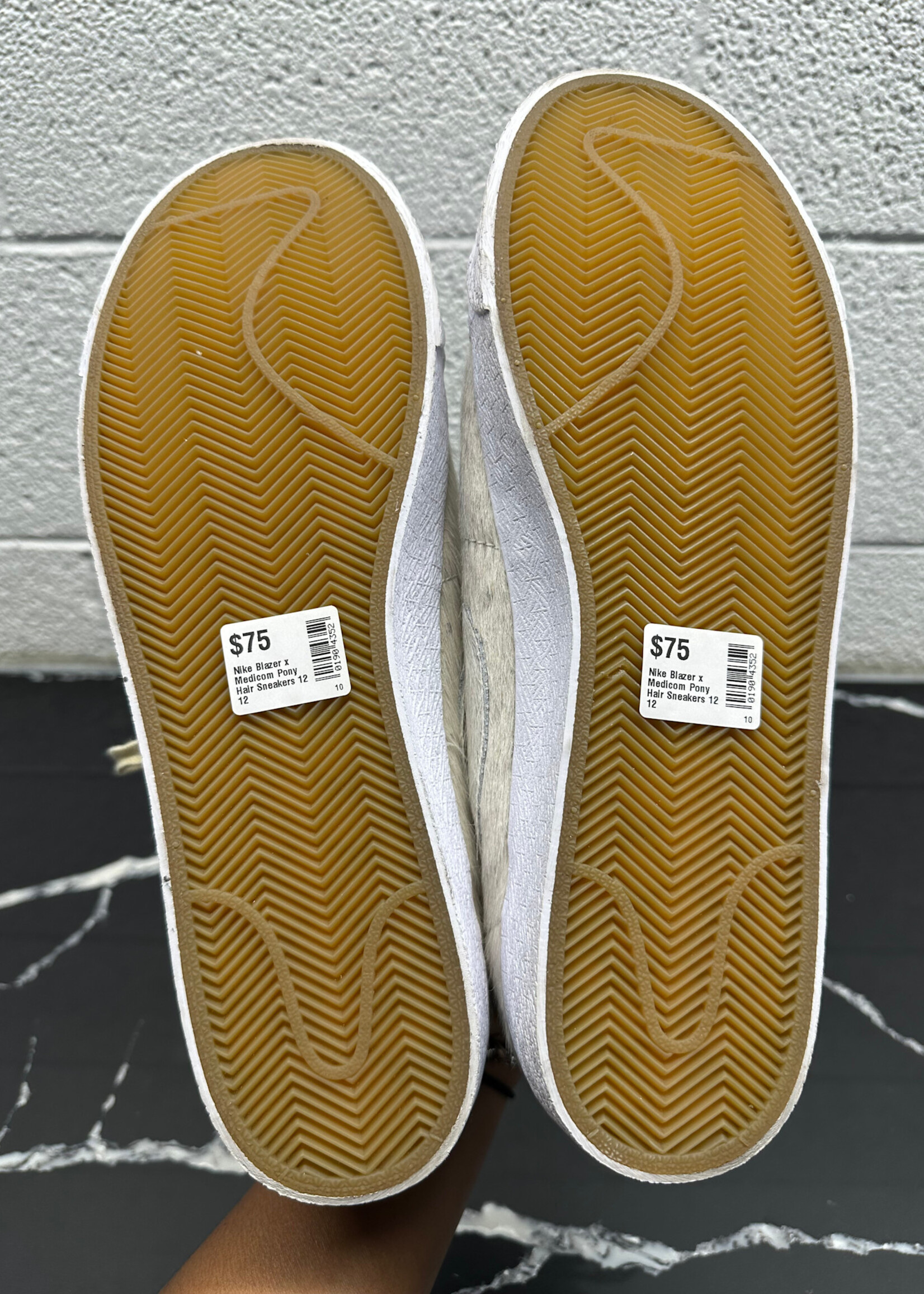 Nike Blazer x Medicom Pony Hair Sneakers 12