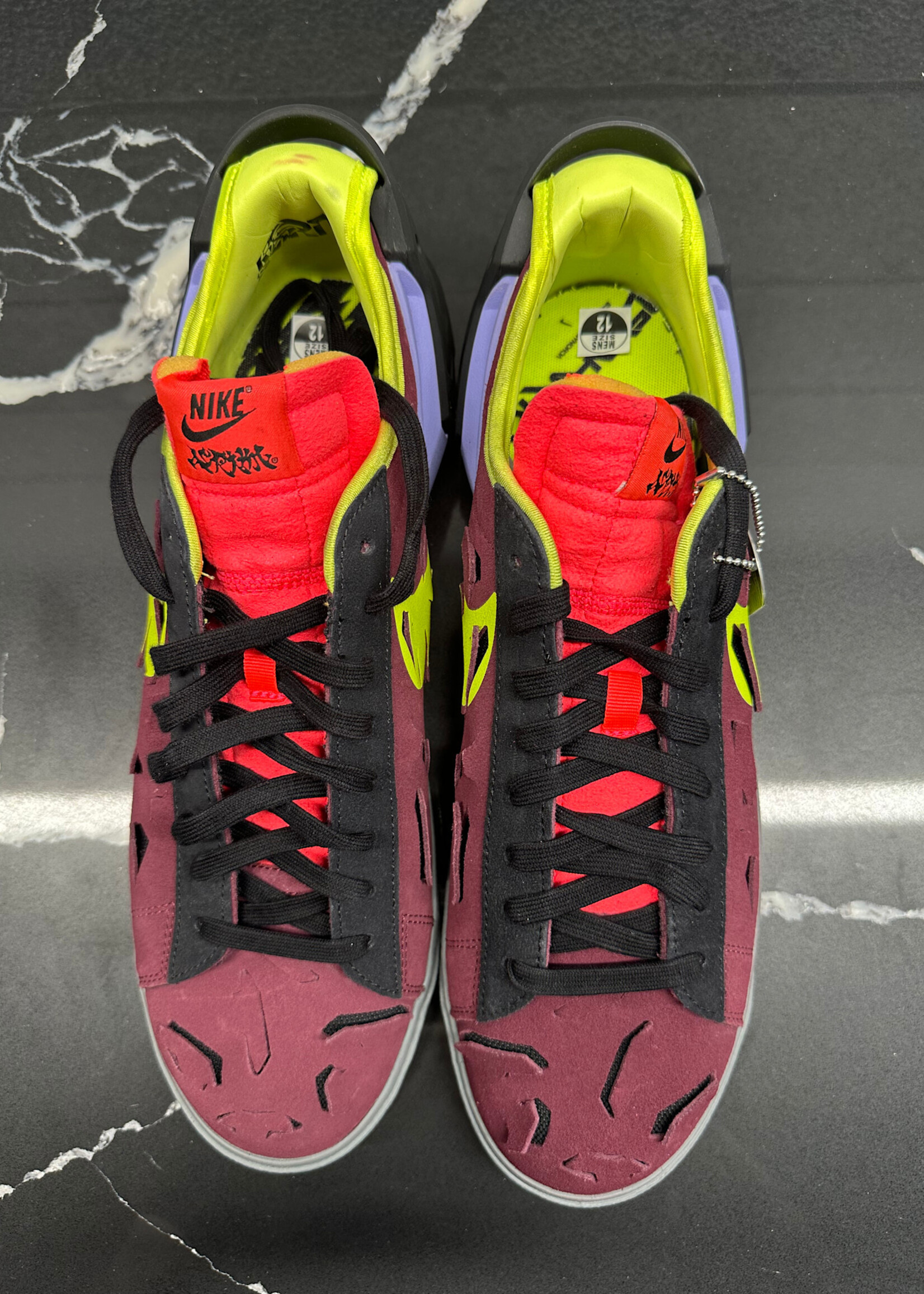 Nike Blazer Low x Acronym Night Maroon 12