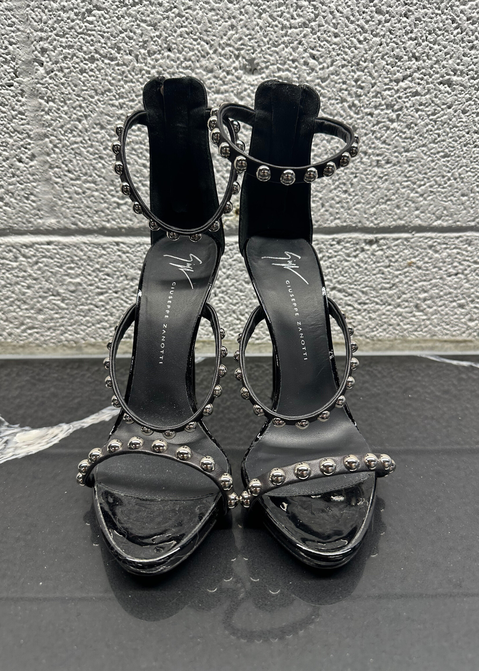 Giuseppi Zanotti Studded Patent Heels 36.5/6.5