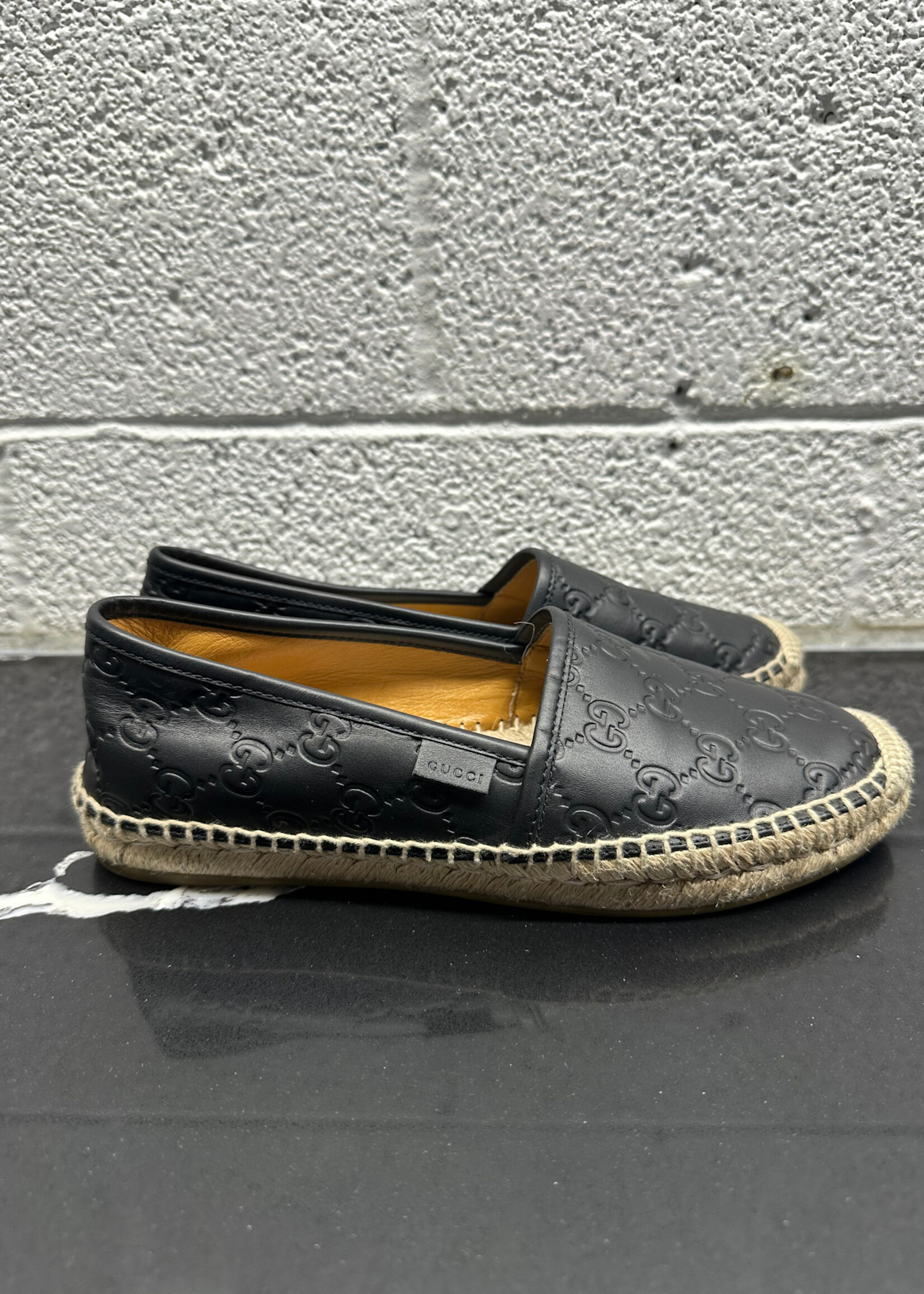 Gucci Black Espadrilles 37.5
