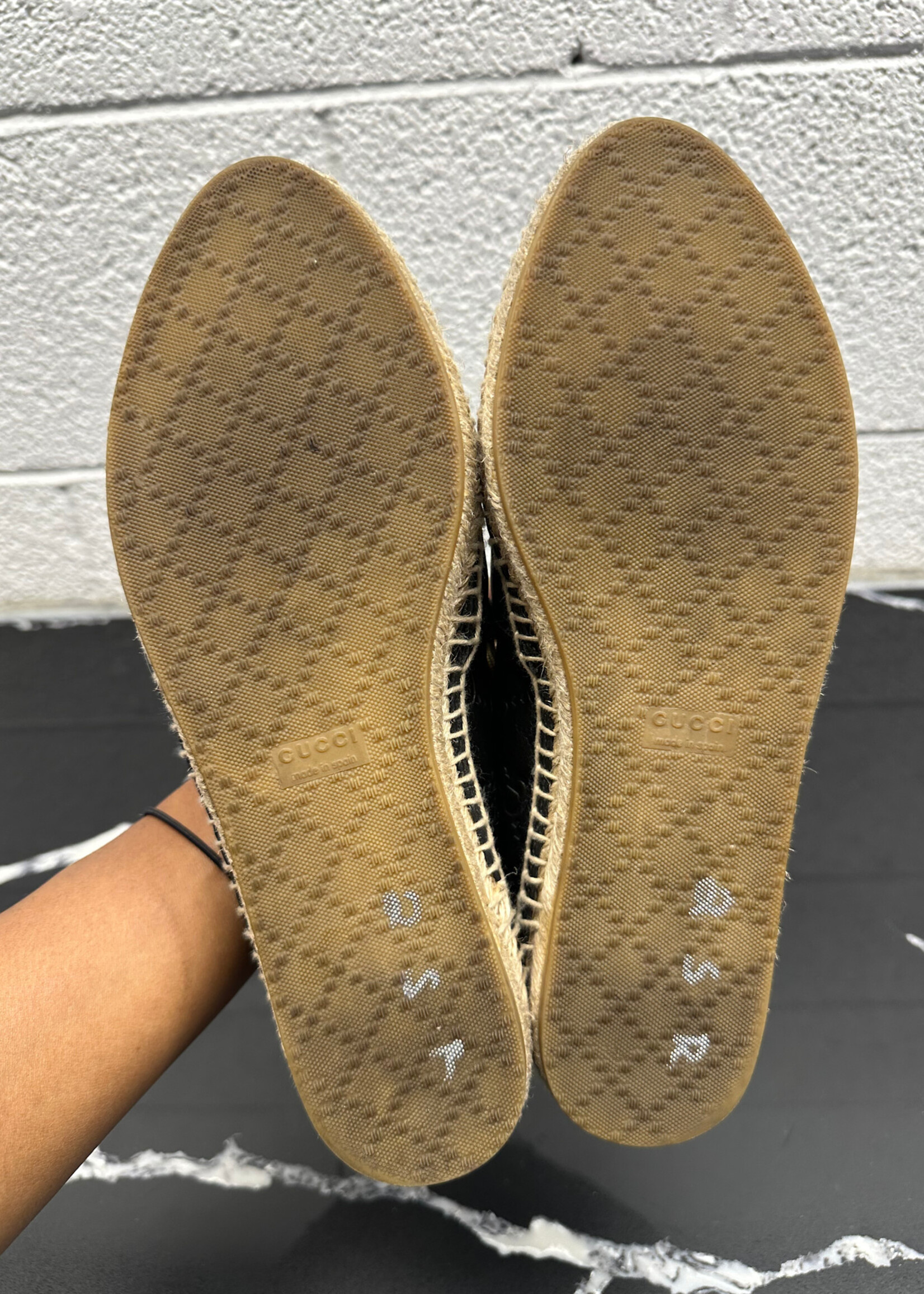 Gucci Black Espadrilles 37.5