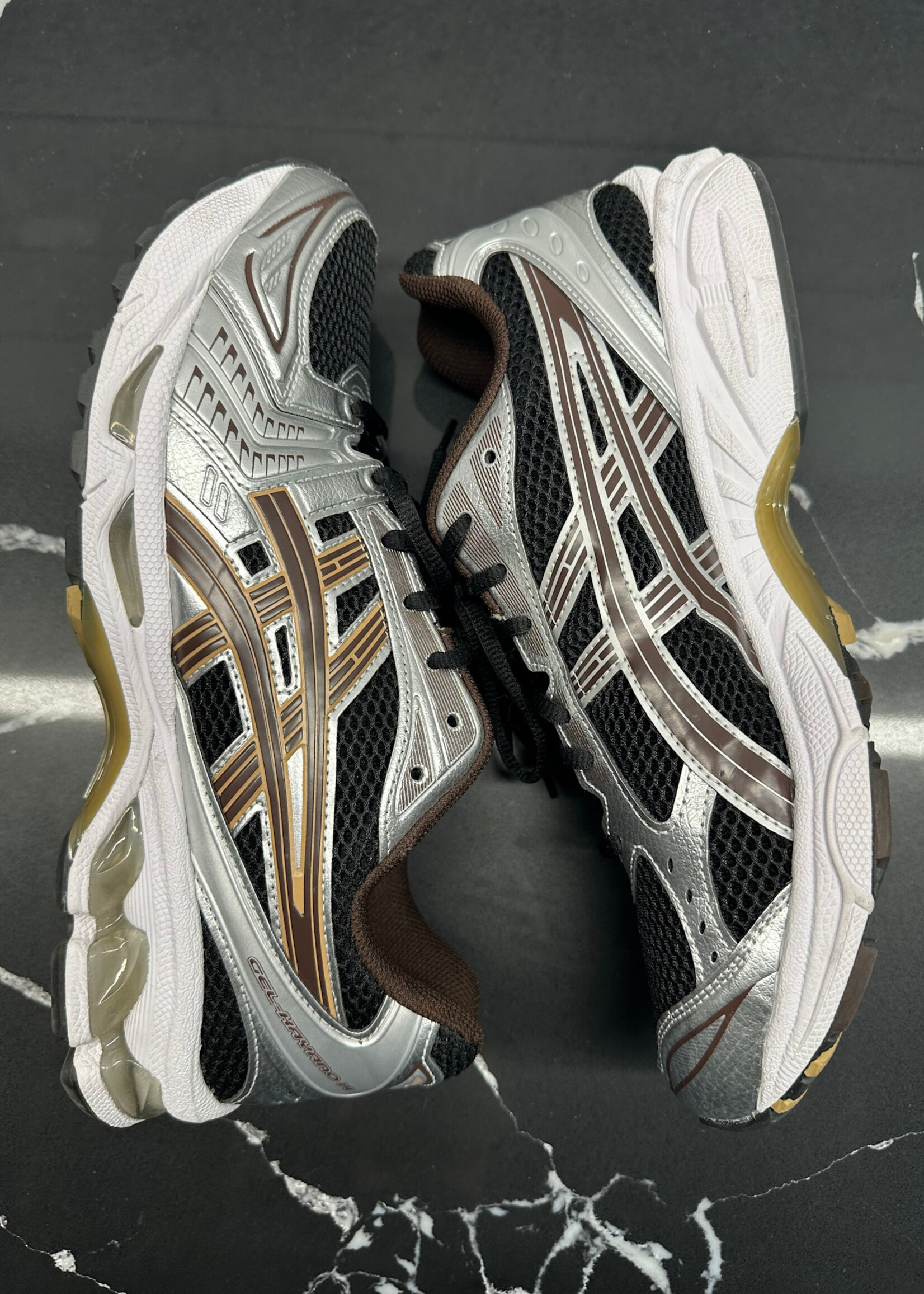 Asics Gel Kayano Brown Silver Masc 10.5
