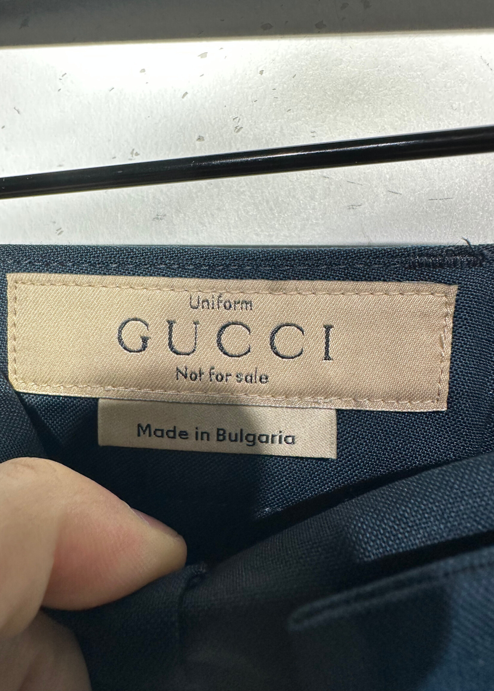 NWT Gucci Uni Dark Teal Trousers Fem 26