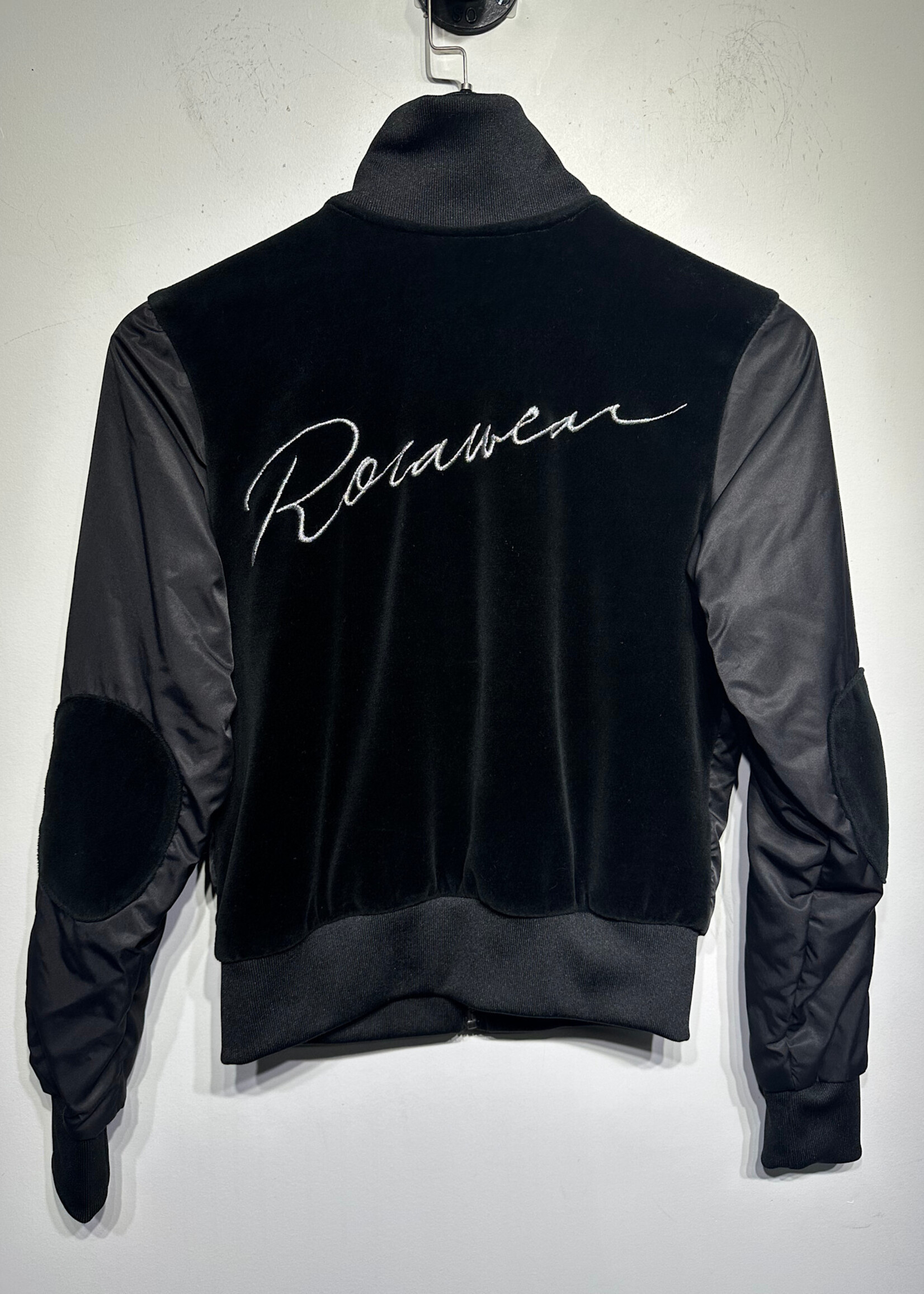 Rocawear Y2K Black Nylon Velour Jacket S