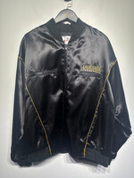 Golden Nugget Vintage Black Satin Jacket Masc 3XL