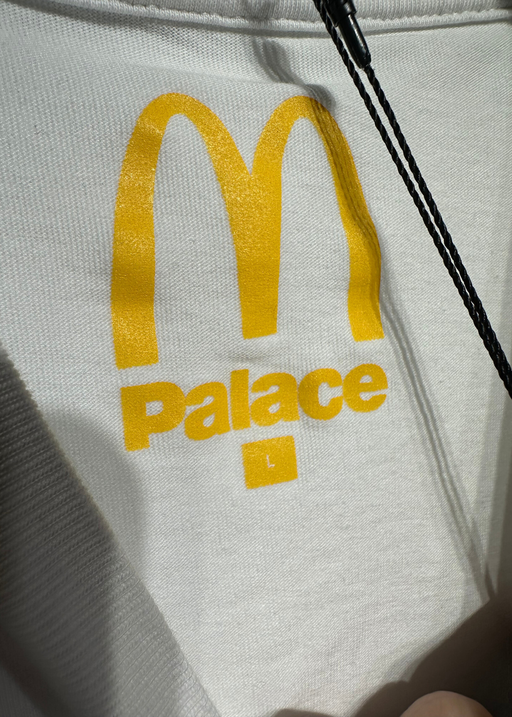 Palace X Mcdonalds White Golden Arch Tee Masc L