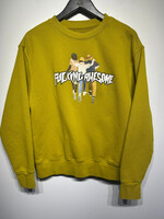 Fucking Awesome Greenish Yellow Sweater S