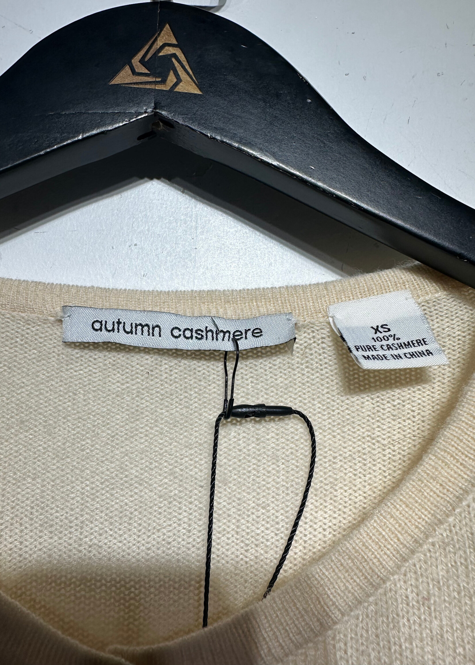 Autumn Cashmere Crème Ruffle Sweater XS