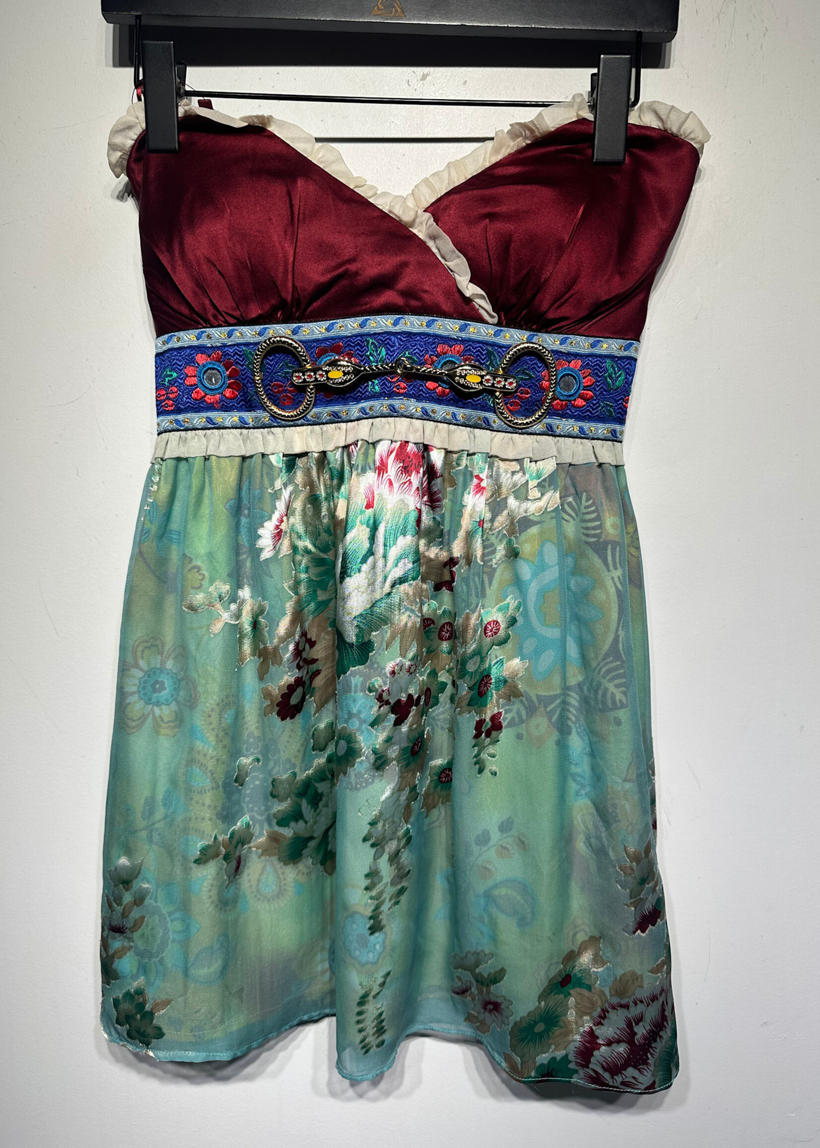 Meghan LA Horsebit Silk Dress 2/XS
