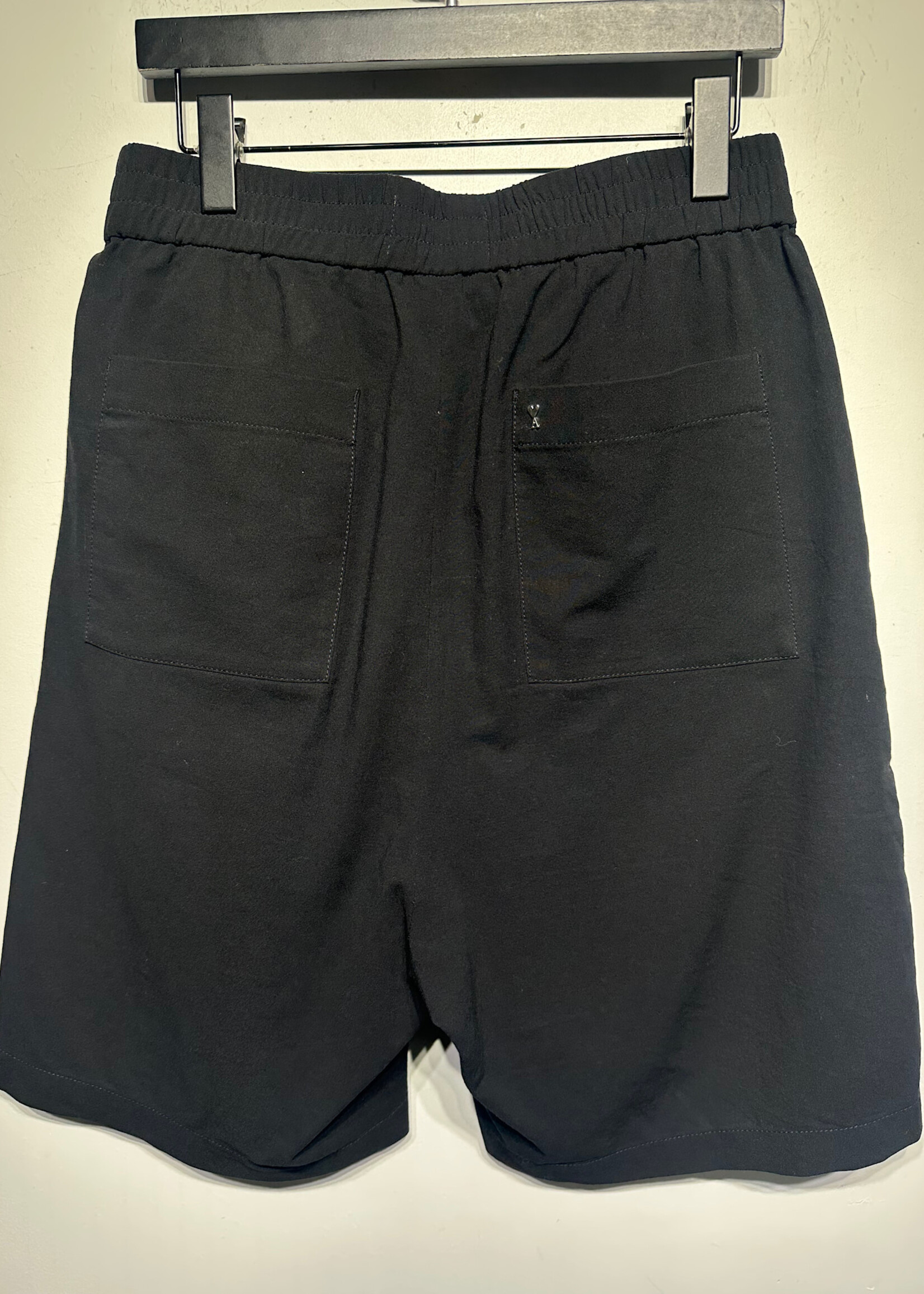 Ami Paris Black Stretch Dress Short Unisex 30