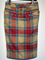 LAMB Y2K Plaid Pencil Skirt 26