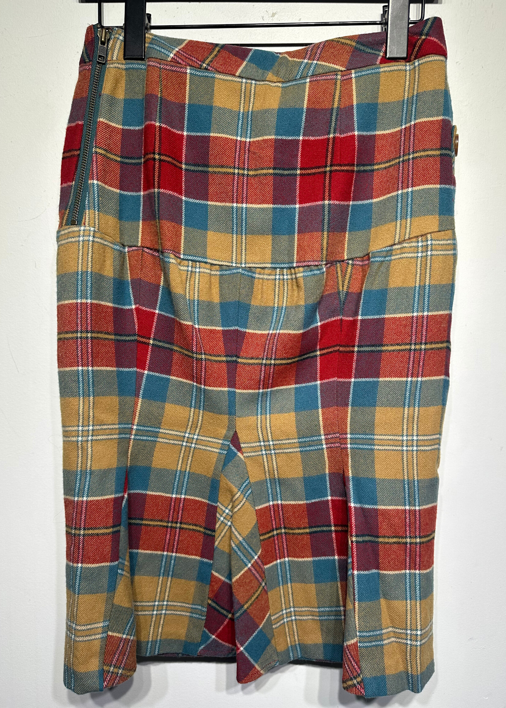LAMB Y2K Plaid Pencil Skirt 26