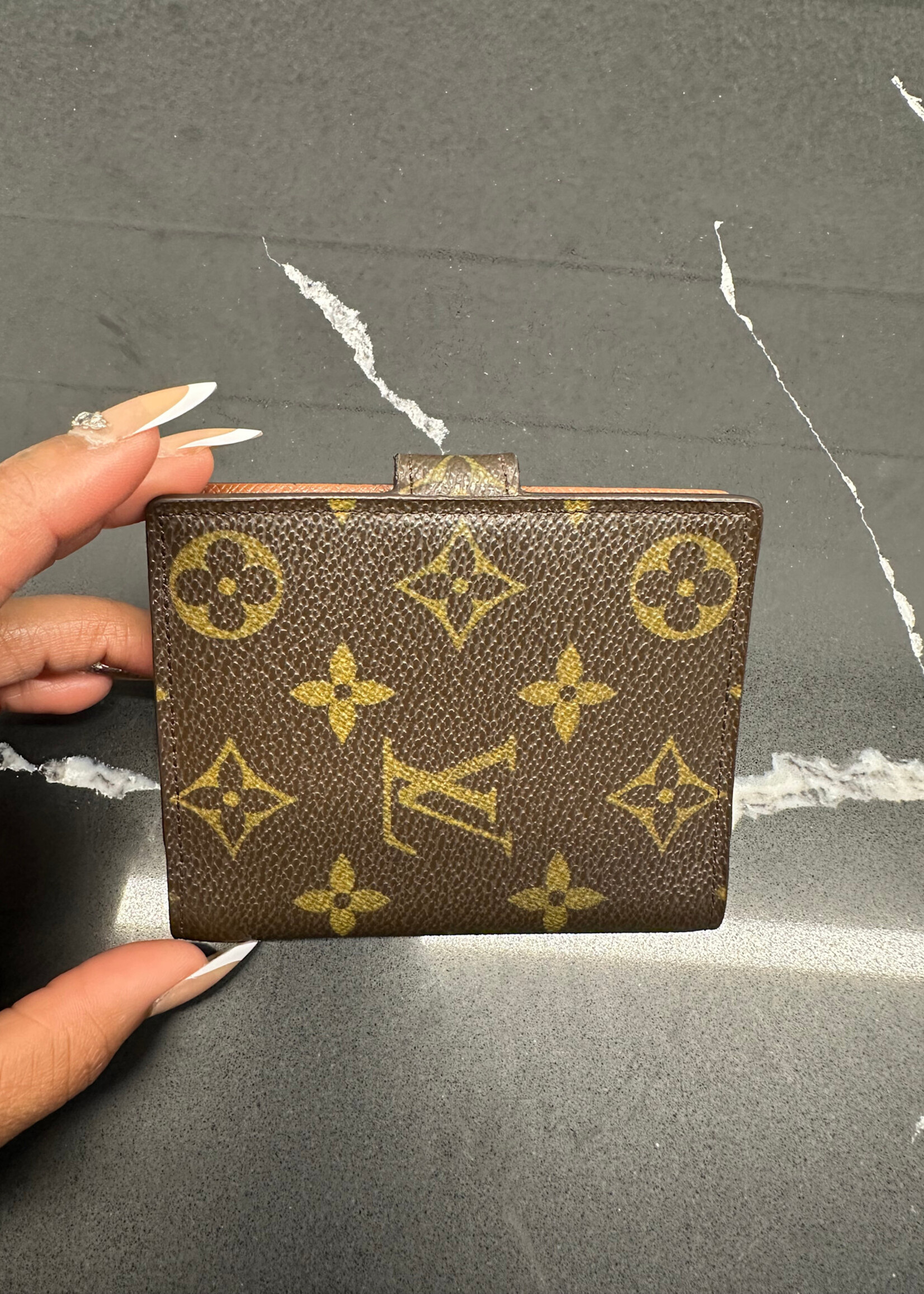 LV BROWN MONOGRAM CARD HOLDER