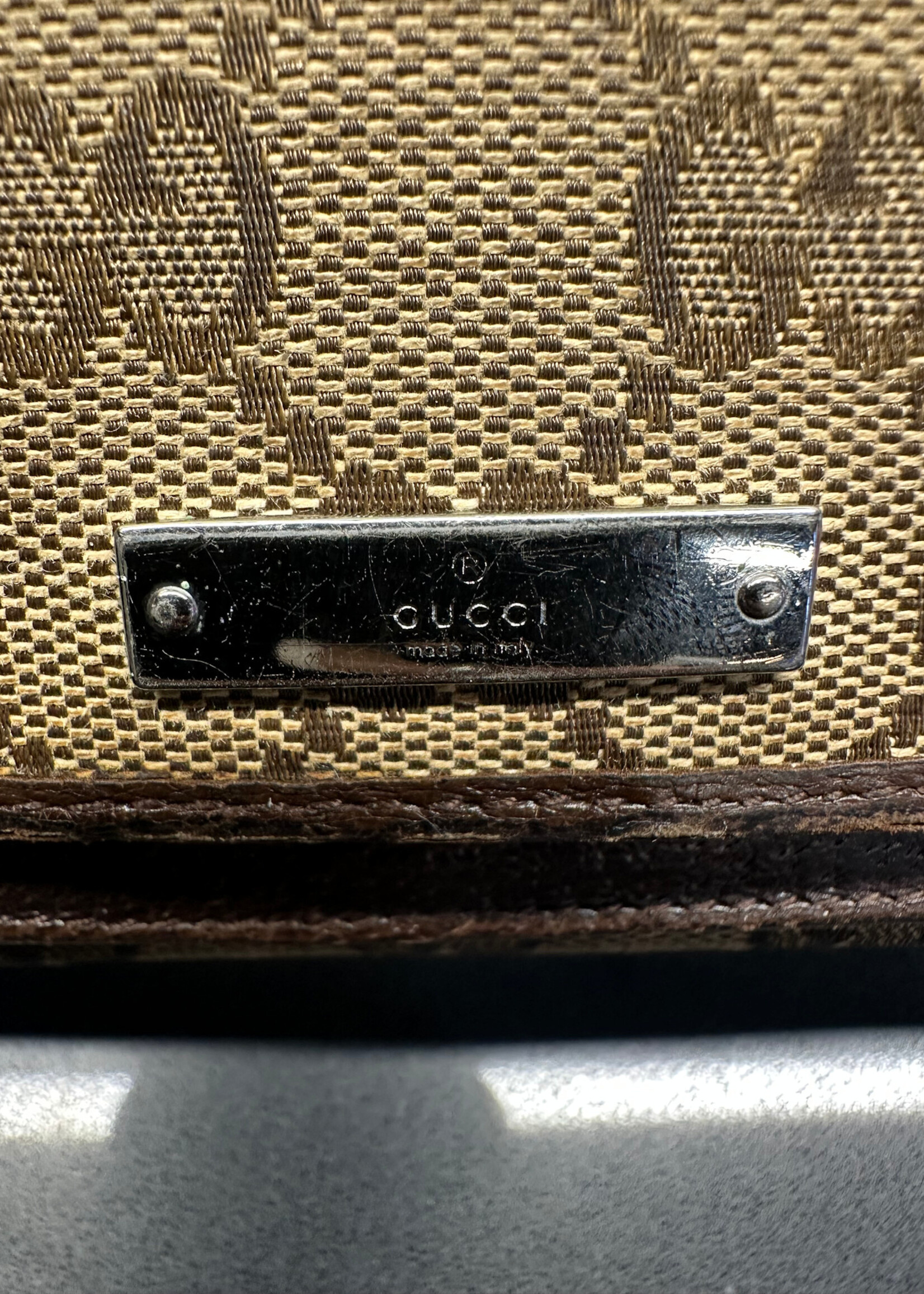 GUCCI BROWN MONOGRAM WALLET