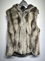 Kristen Blake Vintage Faux Fur Vest Fem XL