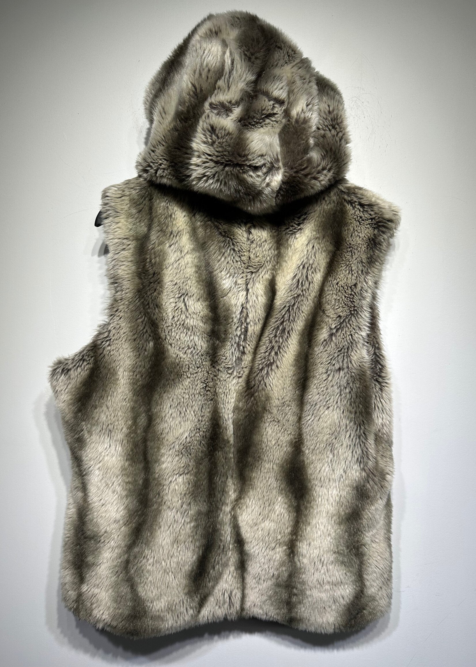 Kristen Blake Vintage Faux Fur Vest Fem XL